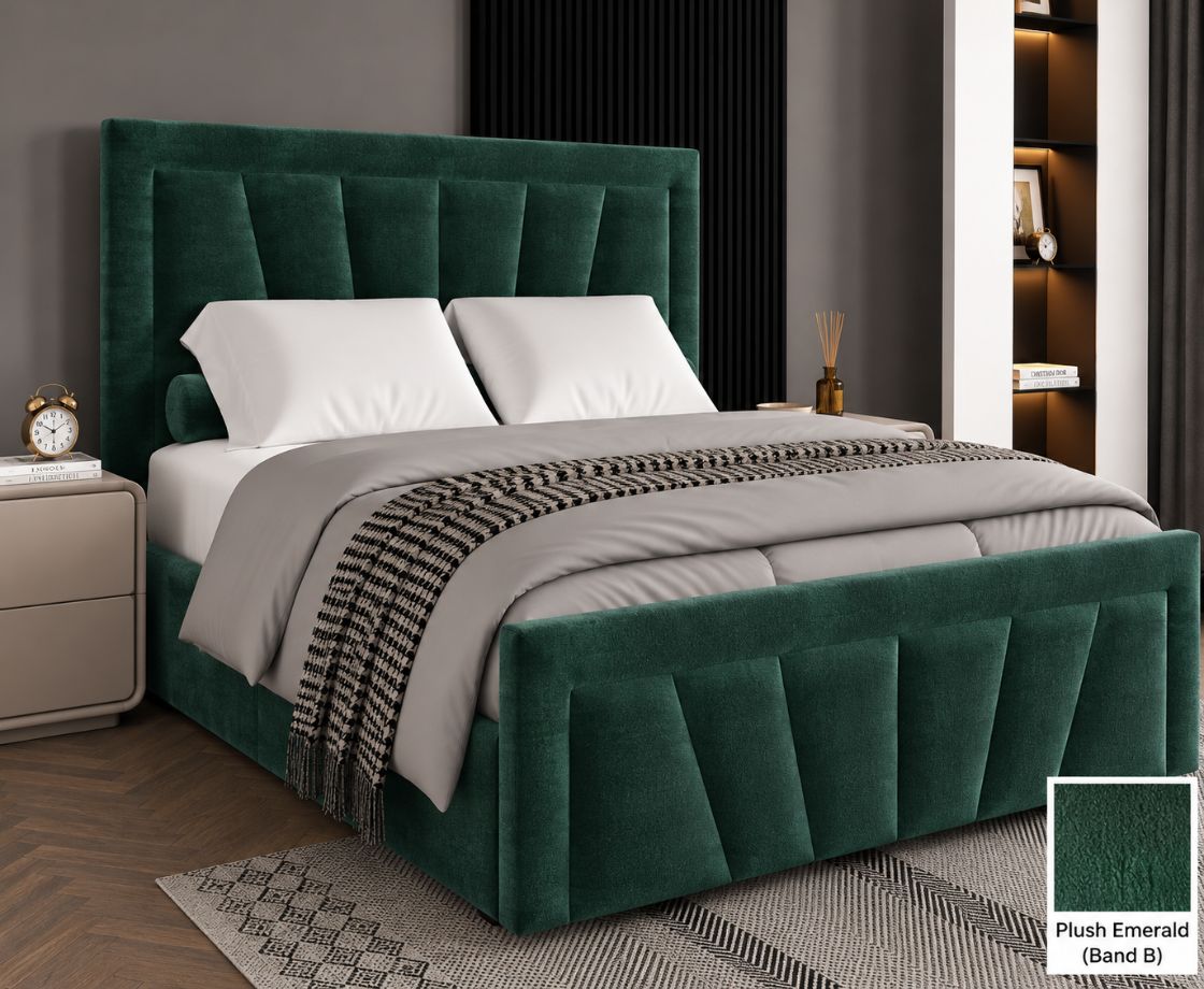 Starry 4ft Small Double Ottoman Bed Frame