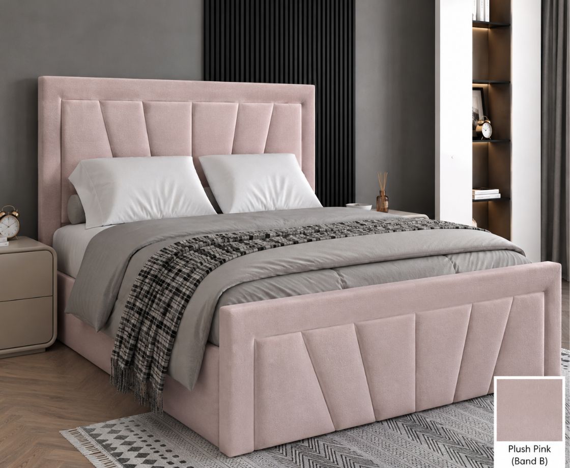 Starry 4ft6 Double Ottoman Bed Frame