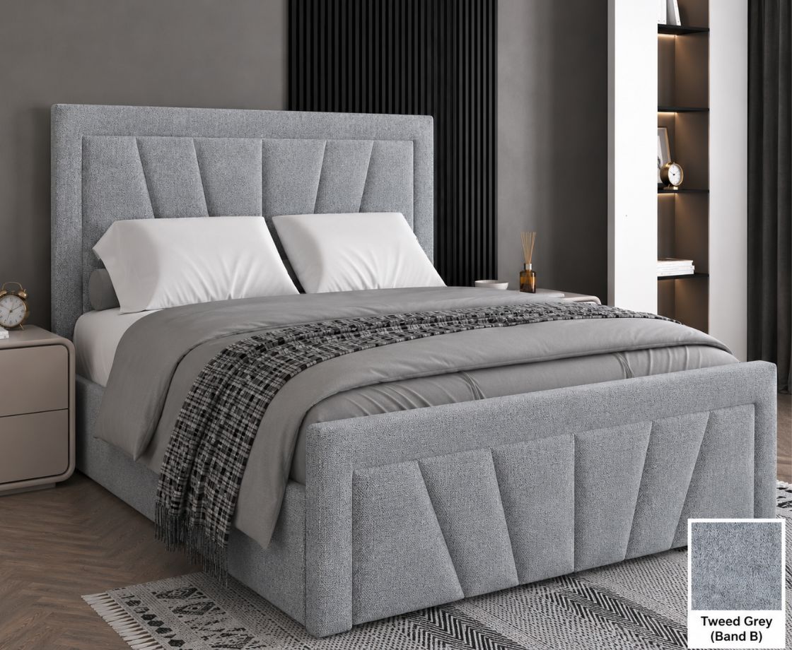 Starry 4ft6 Double Ottoman Bed Frame