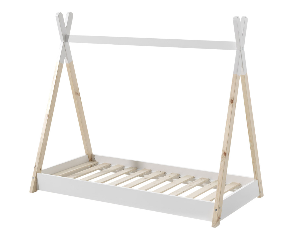 Tipi Toddler Bed 70x140cm - White