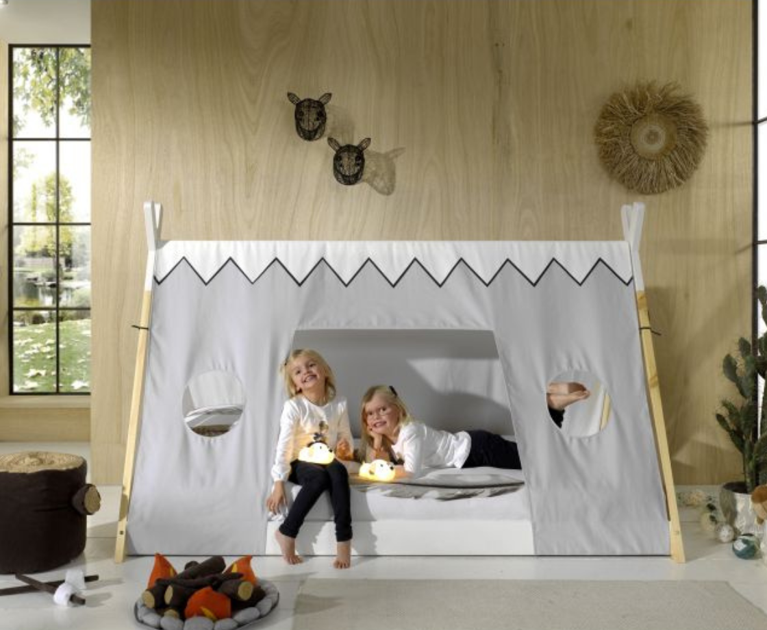 Tipi Bed 90x200cm - White