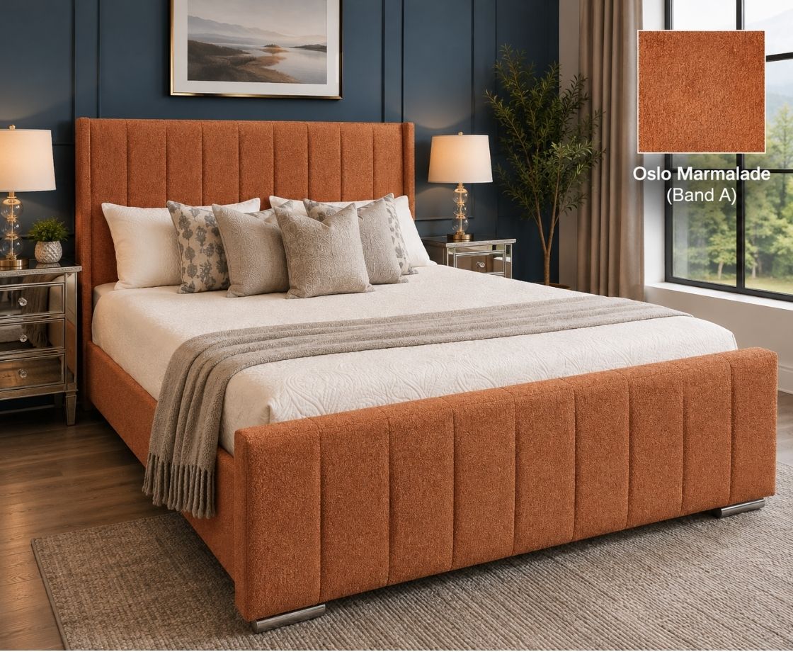 Topaz 4ft6 Double Ottoman Bed Frame