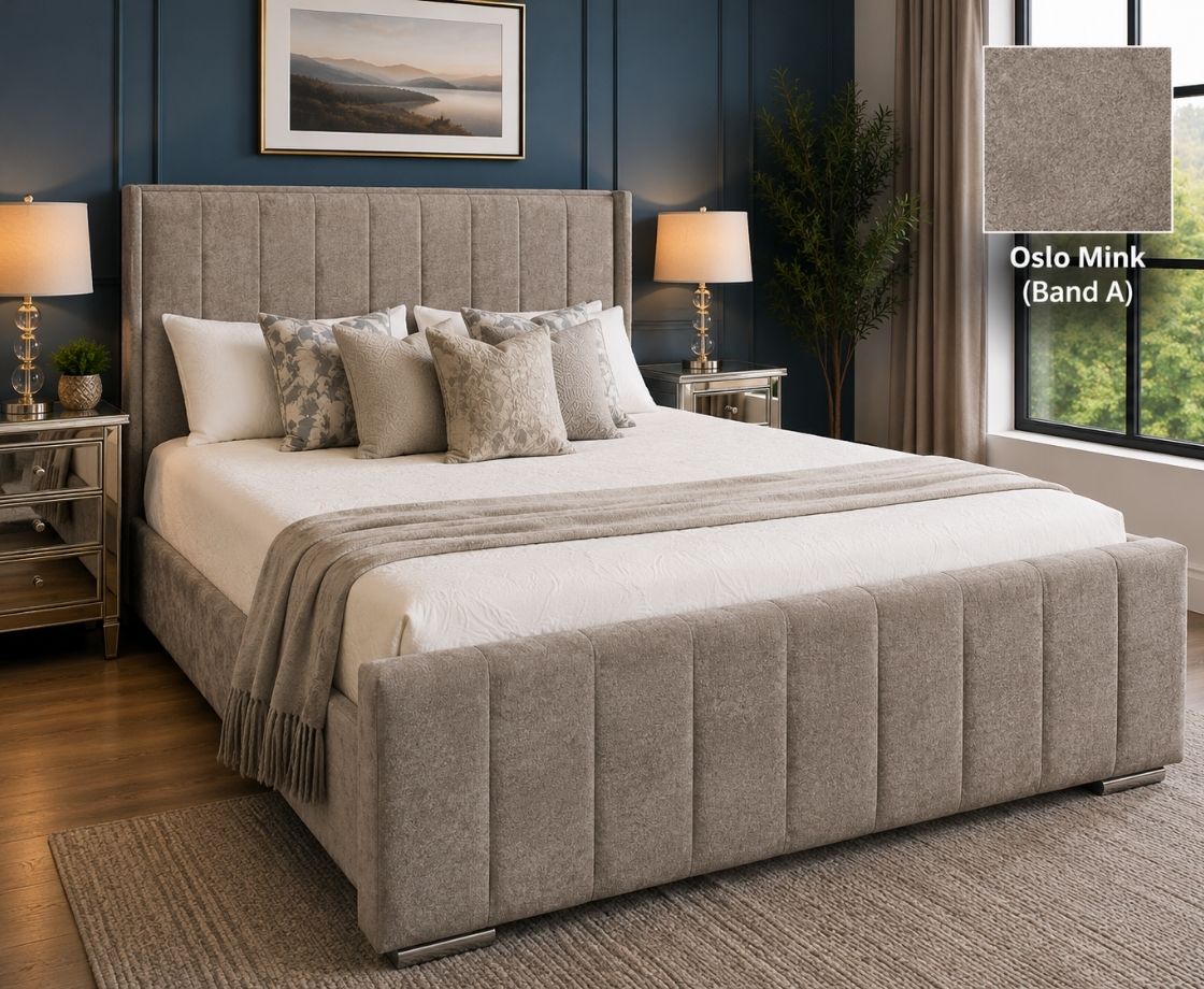 Topaz 4ft6 Double Ottoman Bed Frame