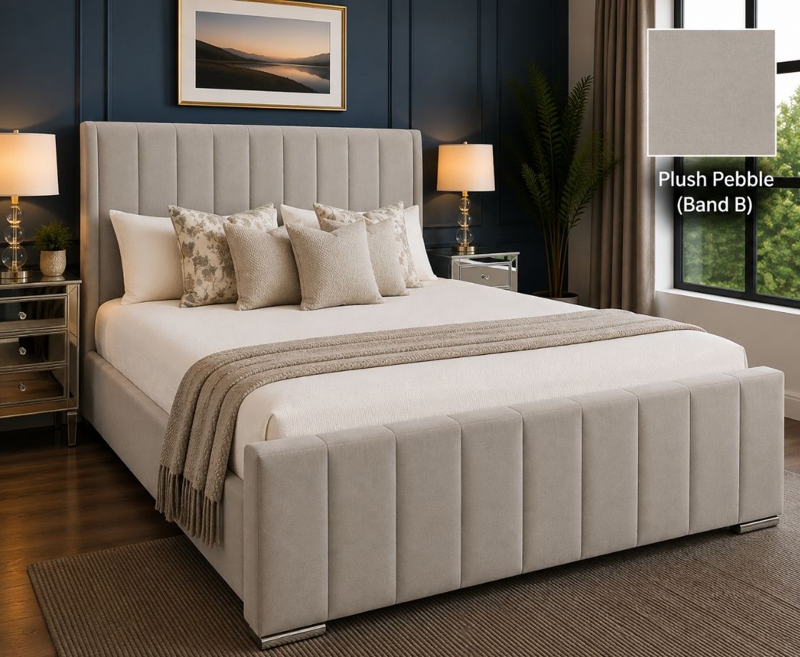 Topaz 4ft6 Double Ottoman Bed Frame