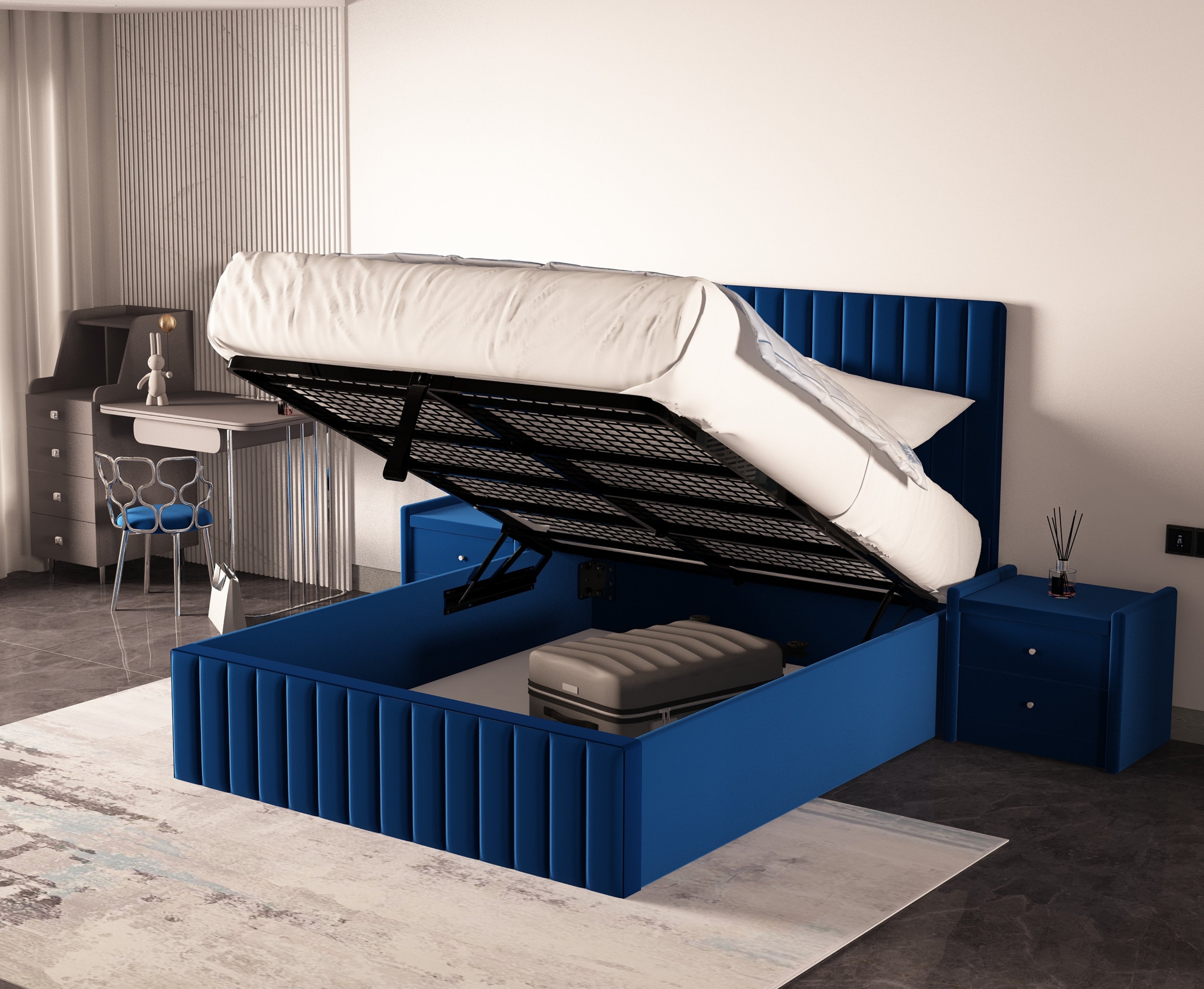 Turin 4ft Ottoman Bed Frame