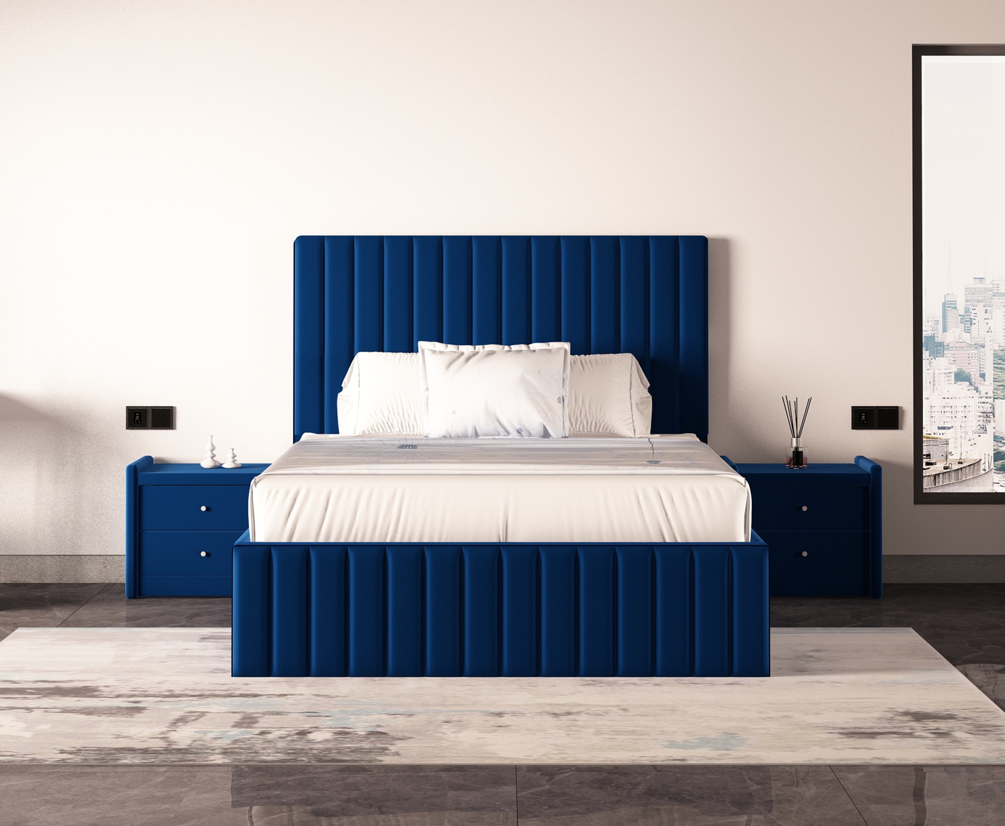 Turin 5ft Kingsize Ottoman Bed Frame