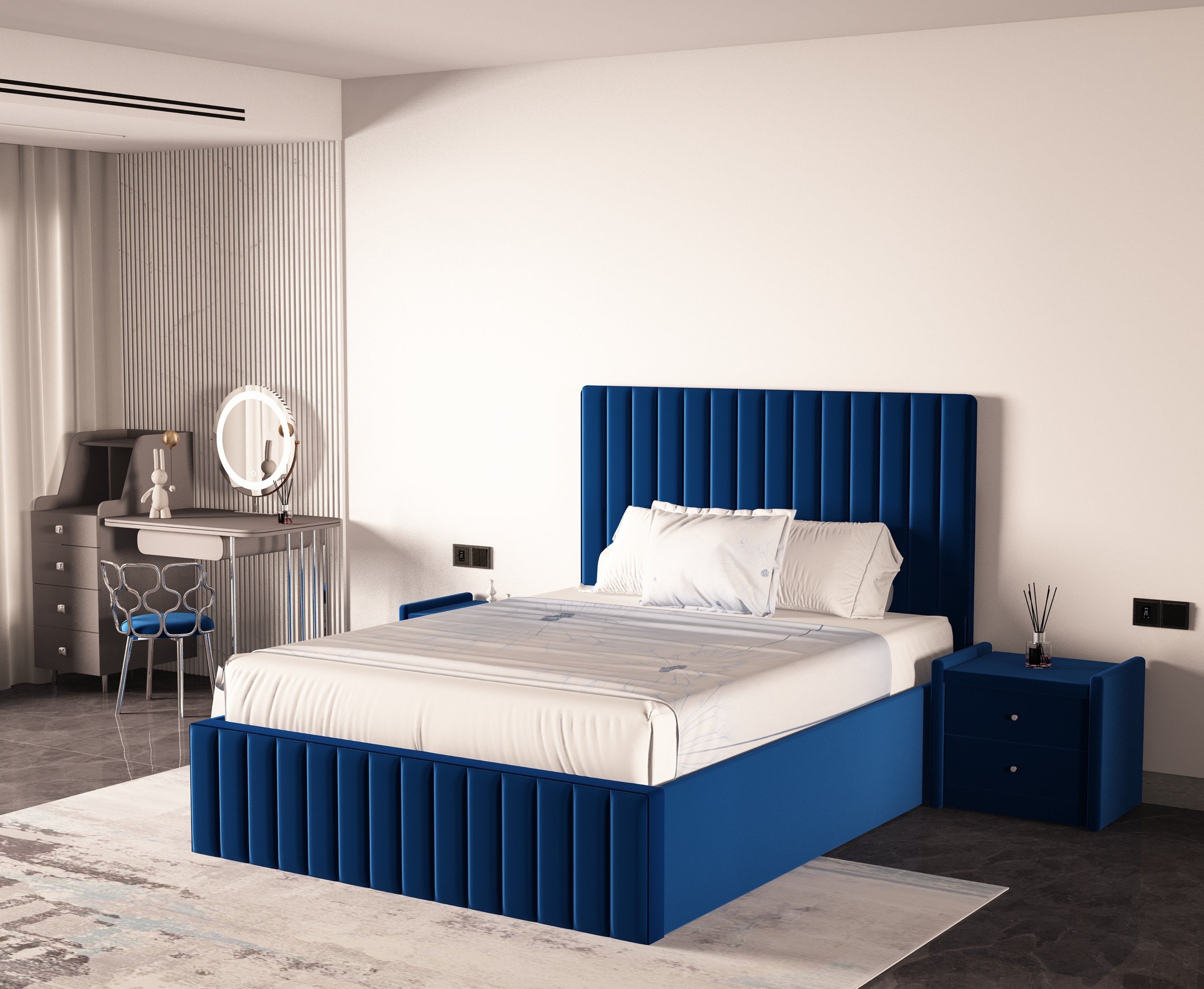 Turin 3ft Single Ottoman Bed Frame