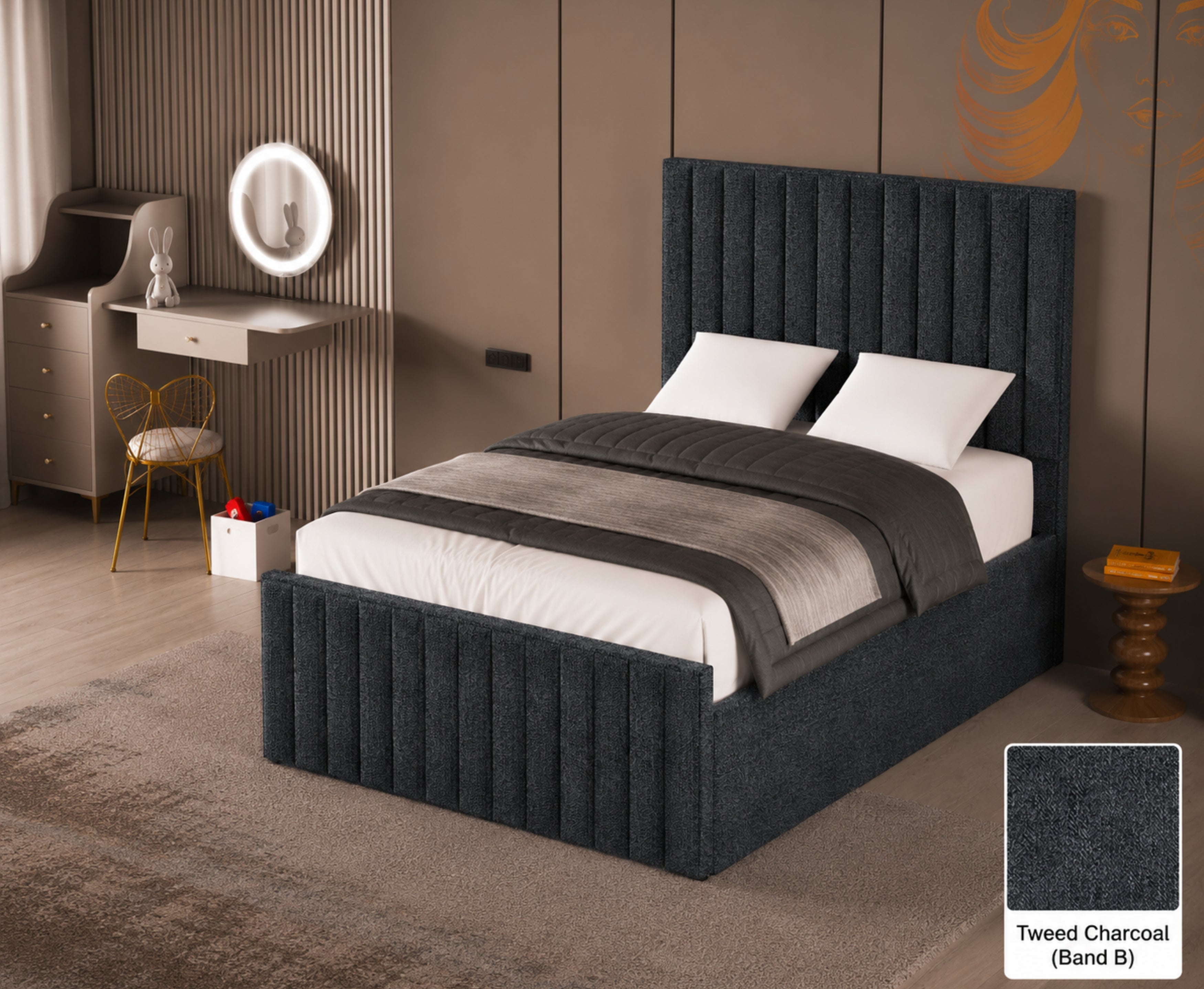 Storie 6ft Ottoman Bed Frame