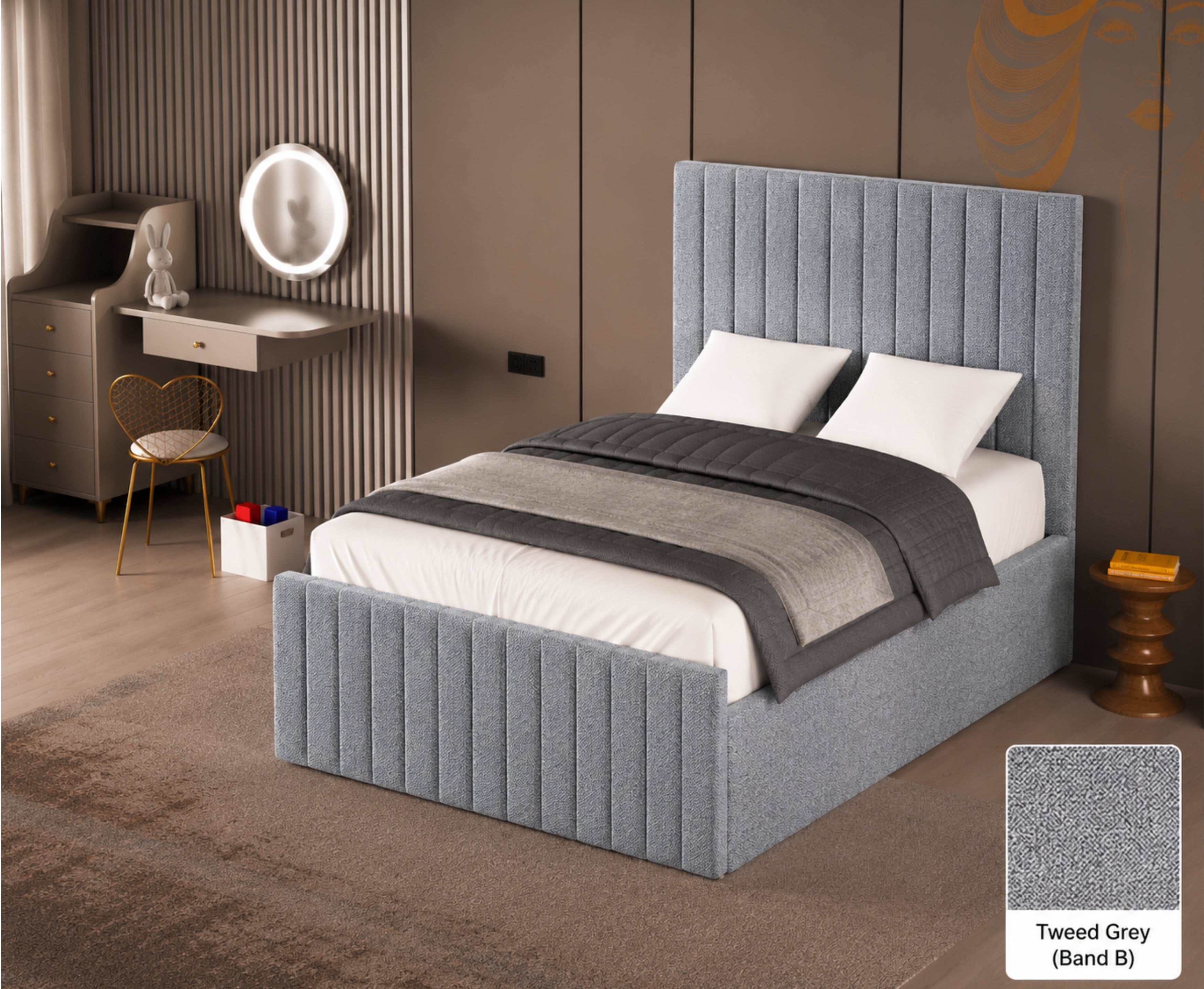 Storie 4ft Double Bed Frame