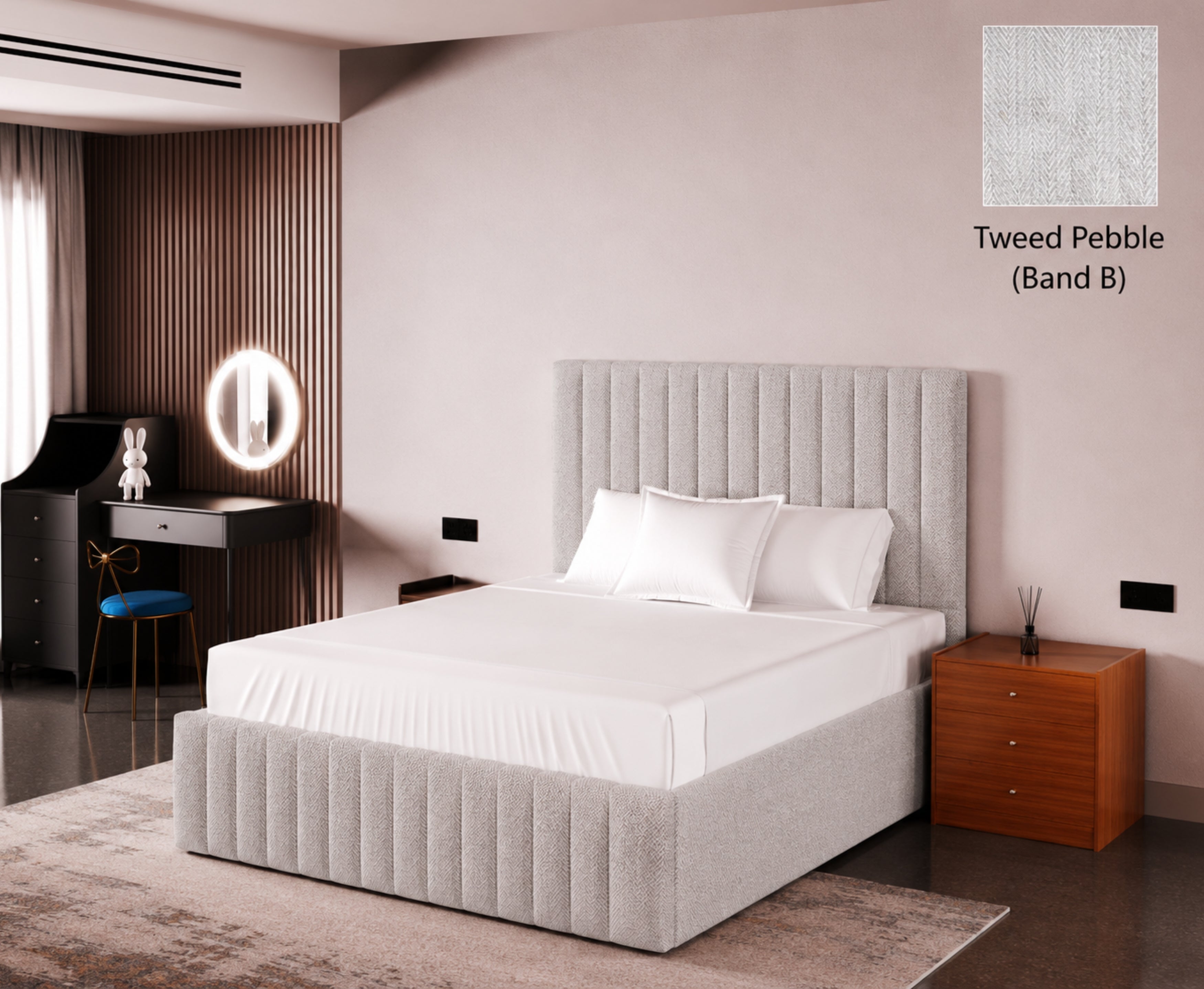 Turin 5ft Kingsize Ottoman Bed Frame