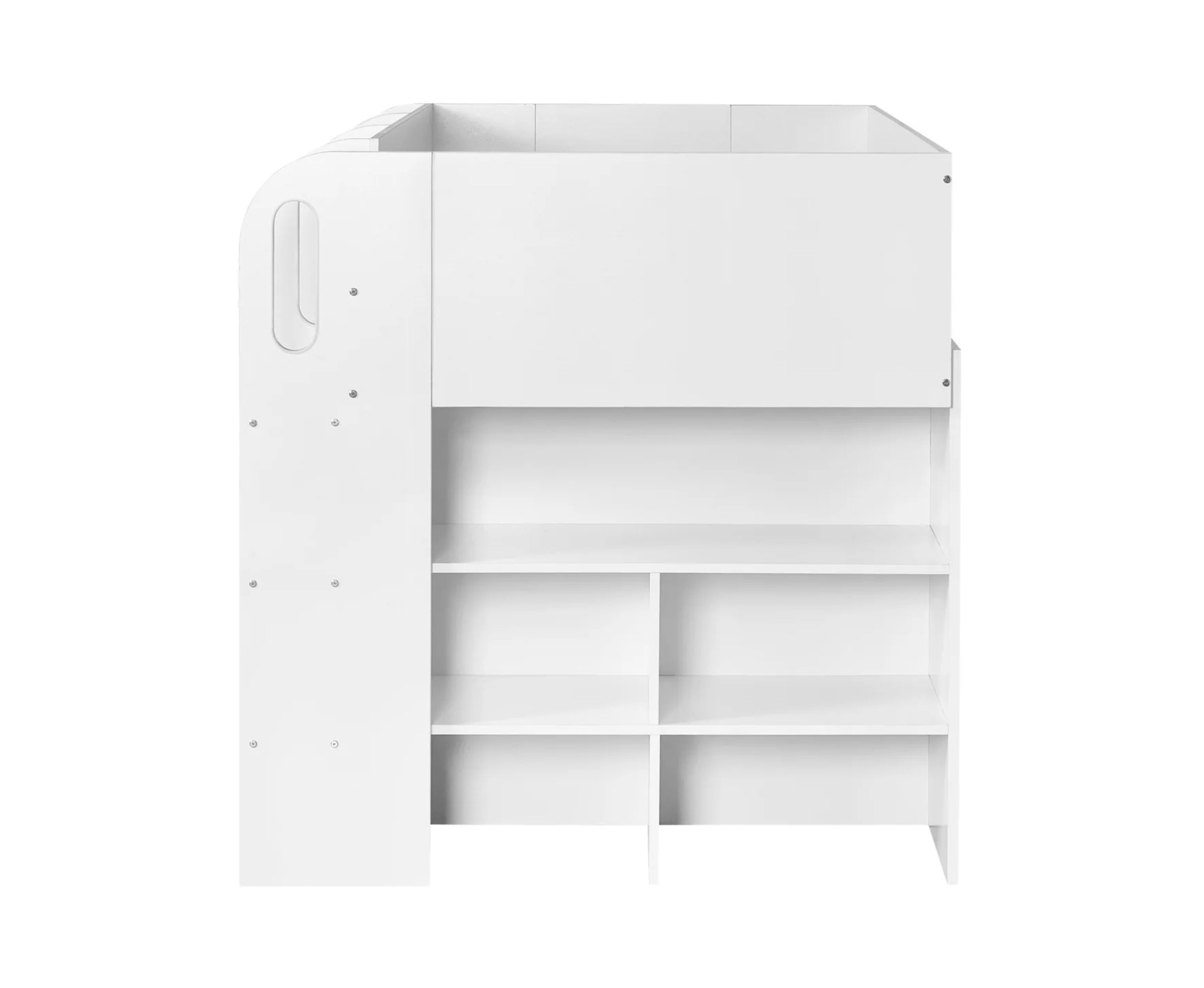 Vision Mid Sleeper Bed - White