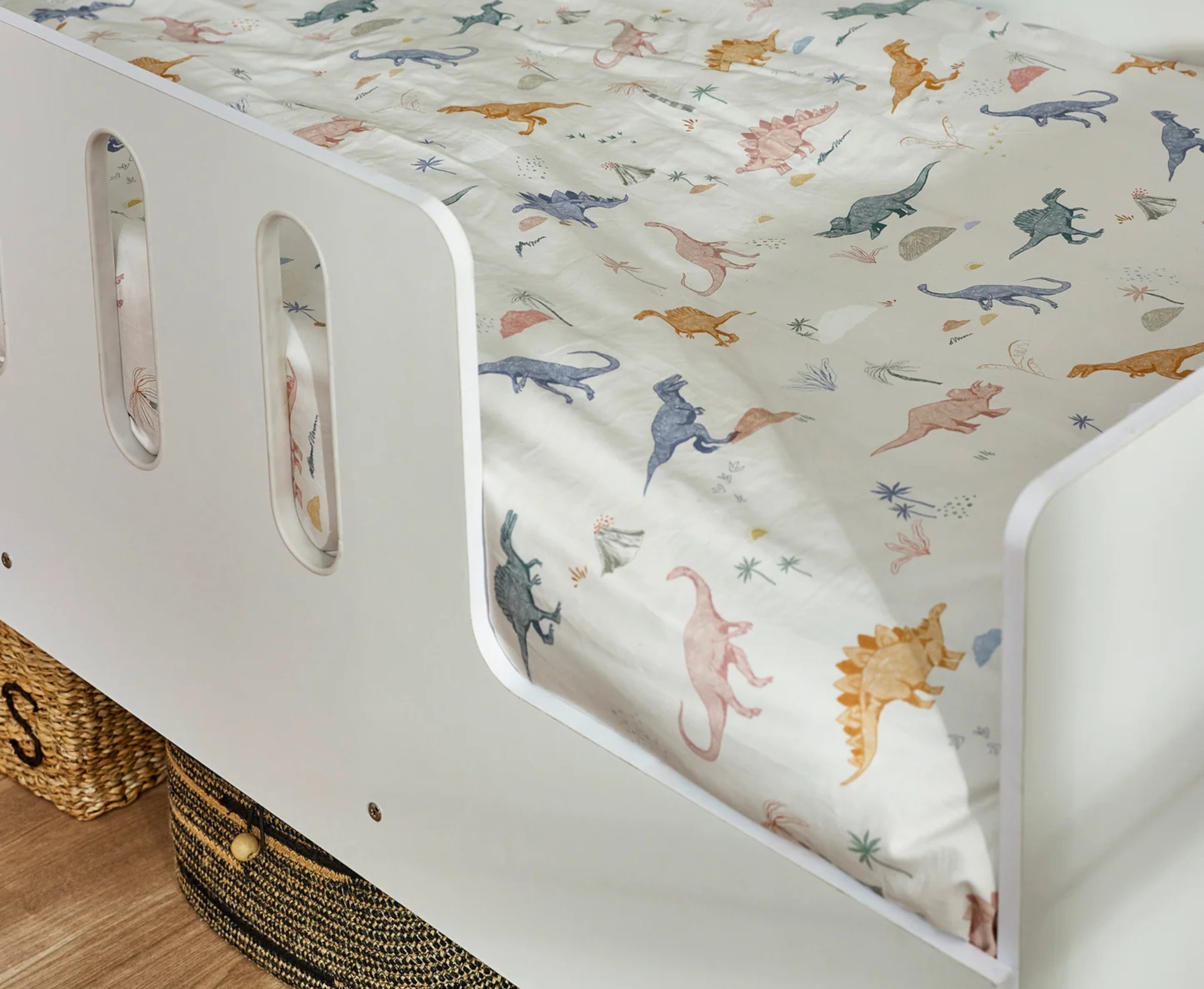 Vision Low Sleeper with Desk - White