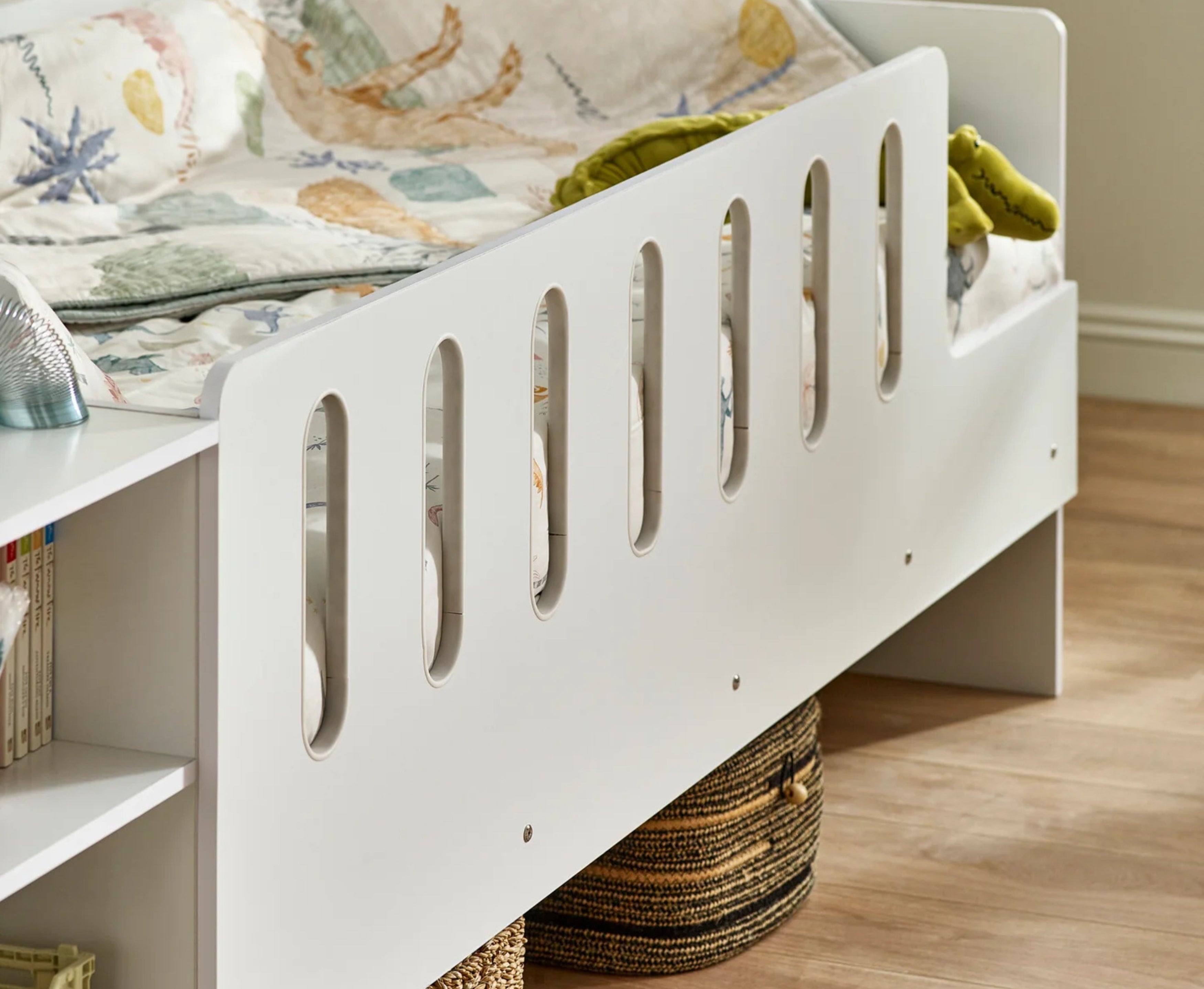 Vision Low Sleeper with Desk - White