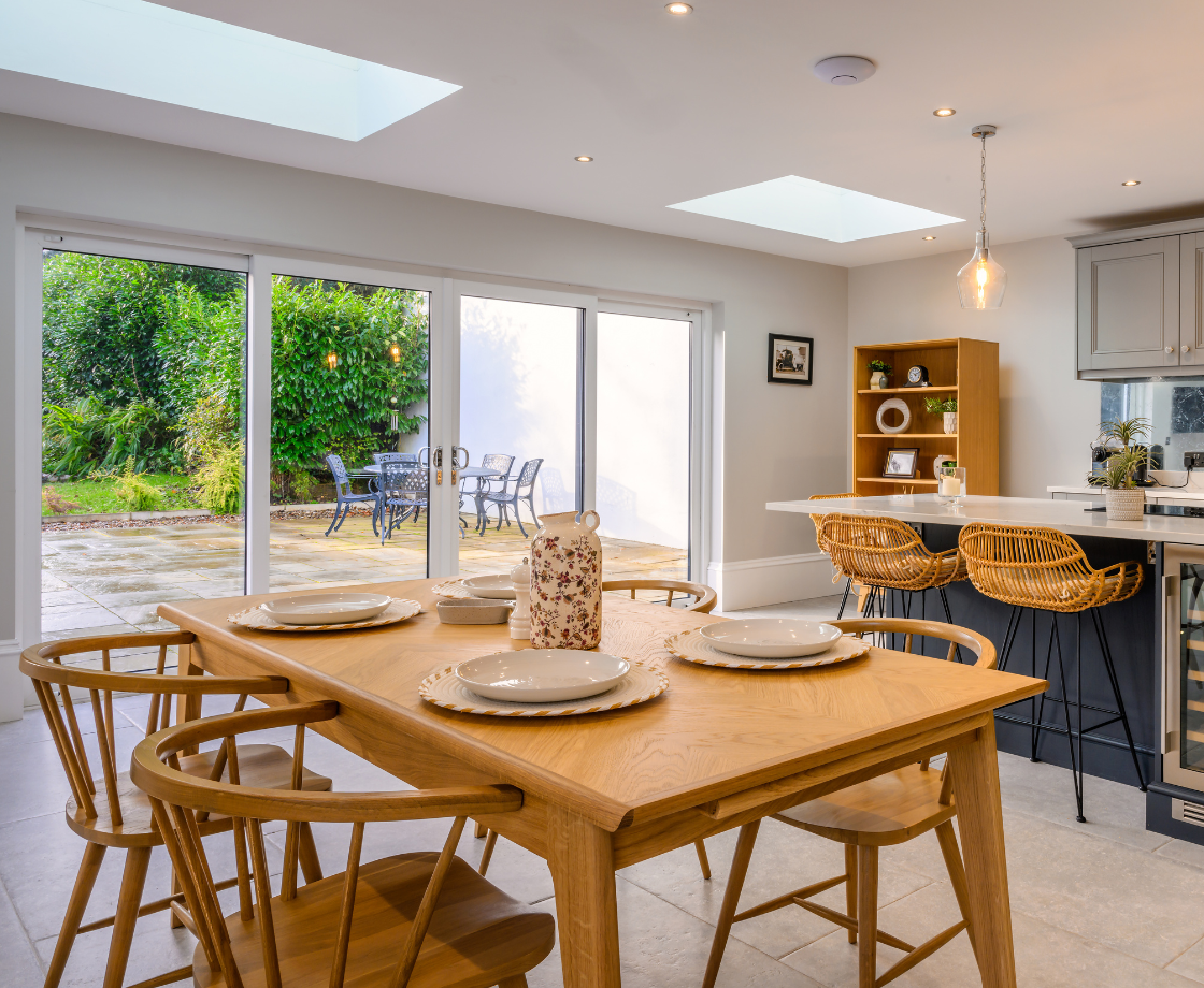 Bronwyn 1.5m Extending Dining Table - Light Oak