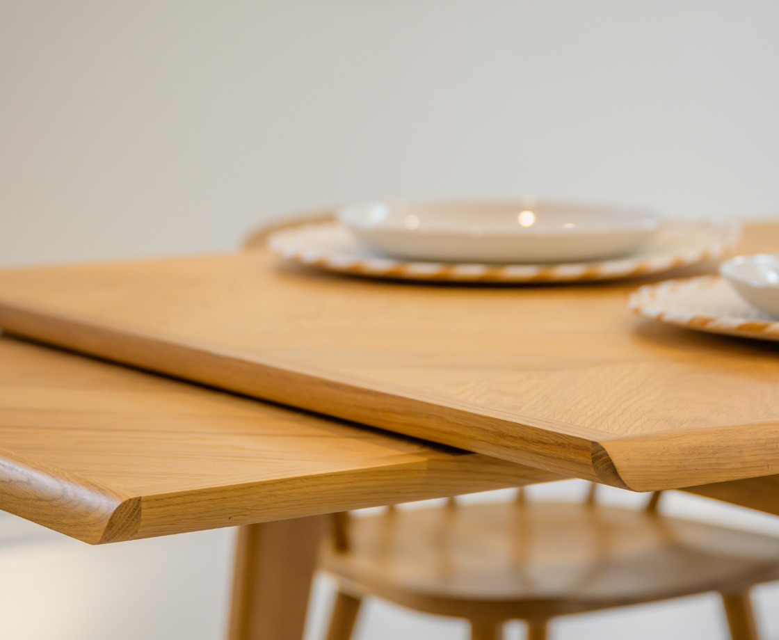 Bronwyn 1.5m Extending Dining Table - Light Oak