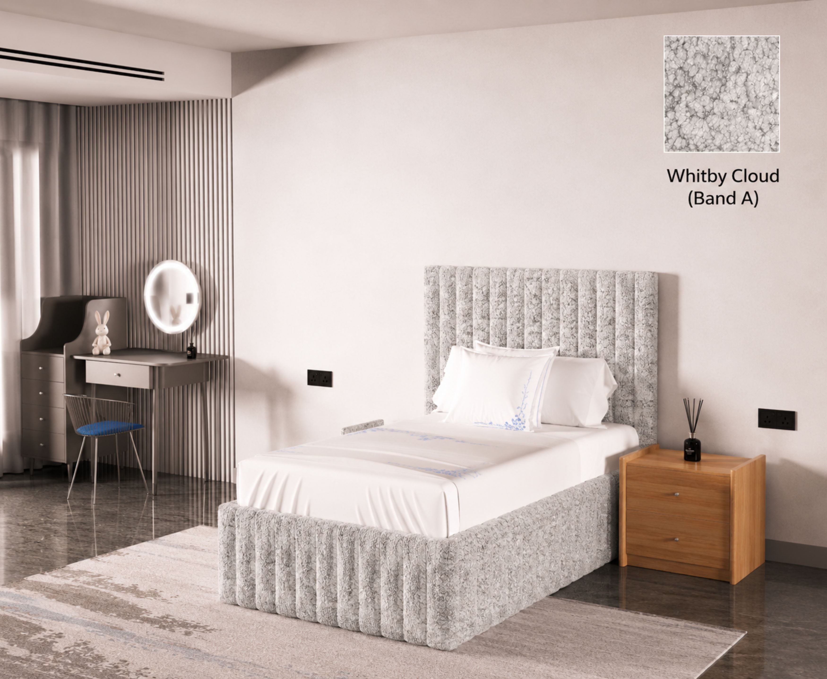 Turin 3ft Single Ottoman Bed Frame