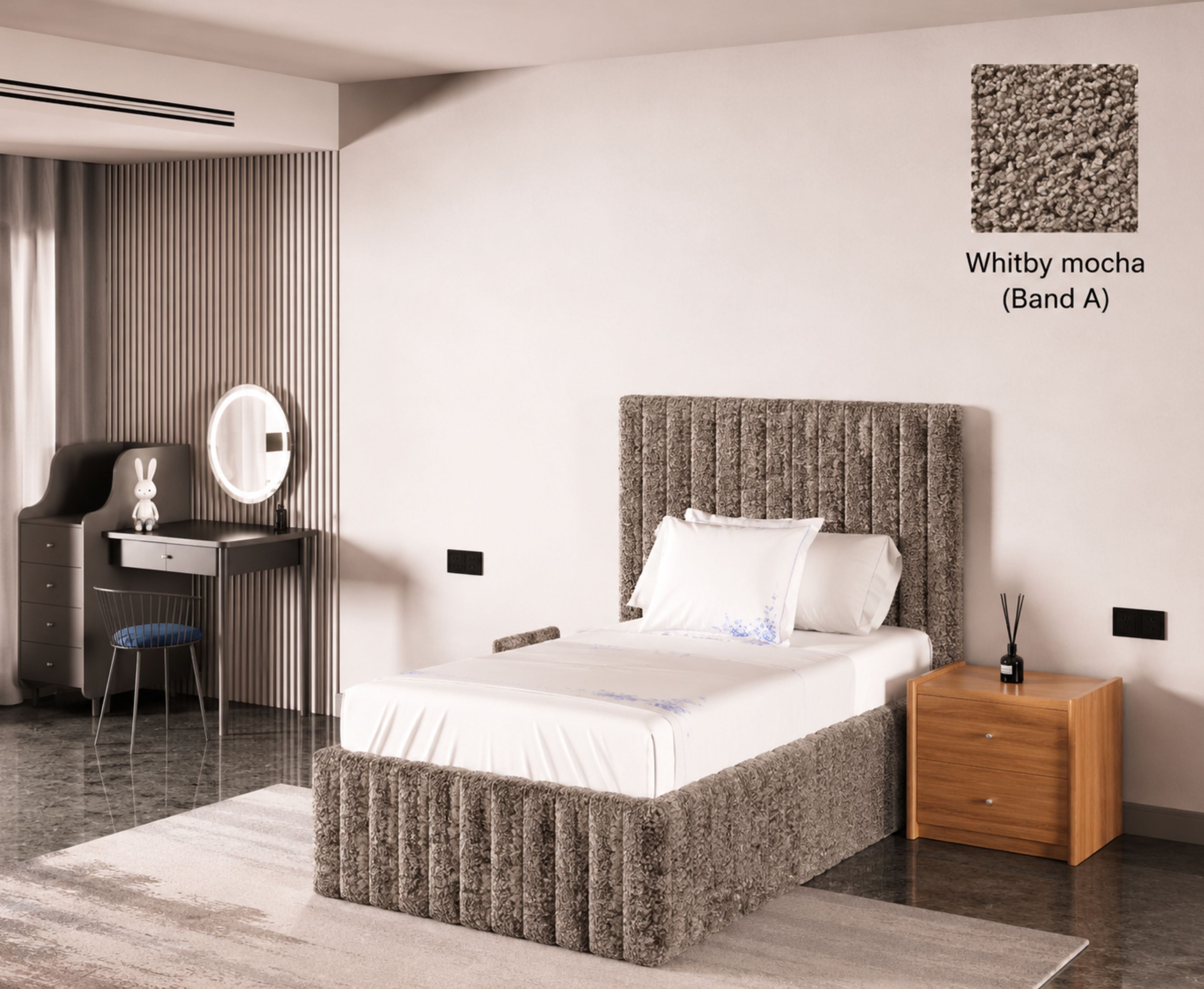 Turin 3ft Single Ottoman Bed Frame