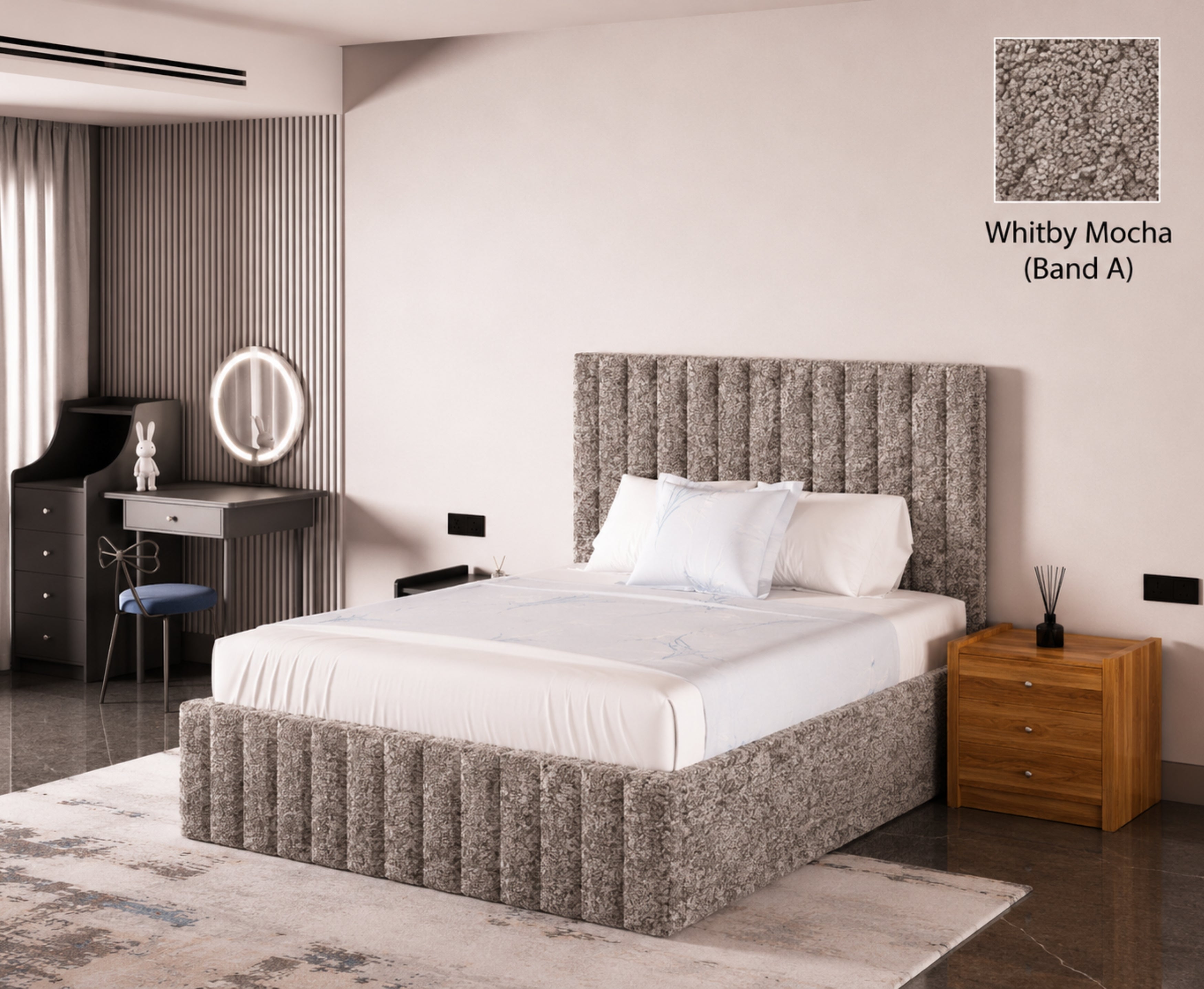 Turin 5ft Kingsize Ottoman Bed Frame