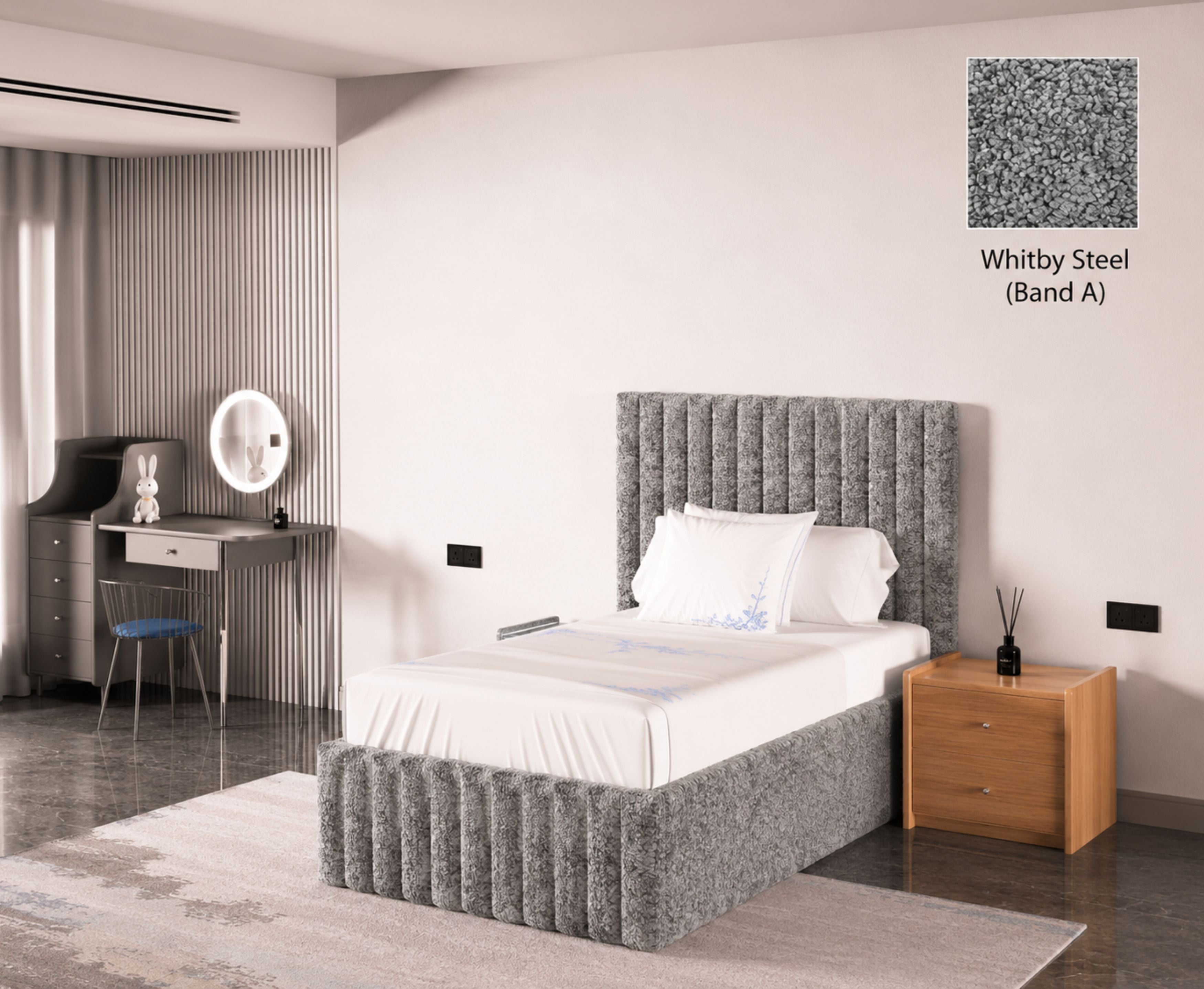 Turin 3ft Single Ottoman Bed Frame