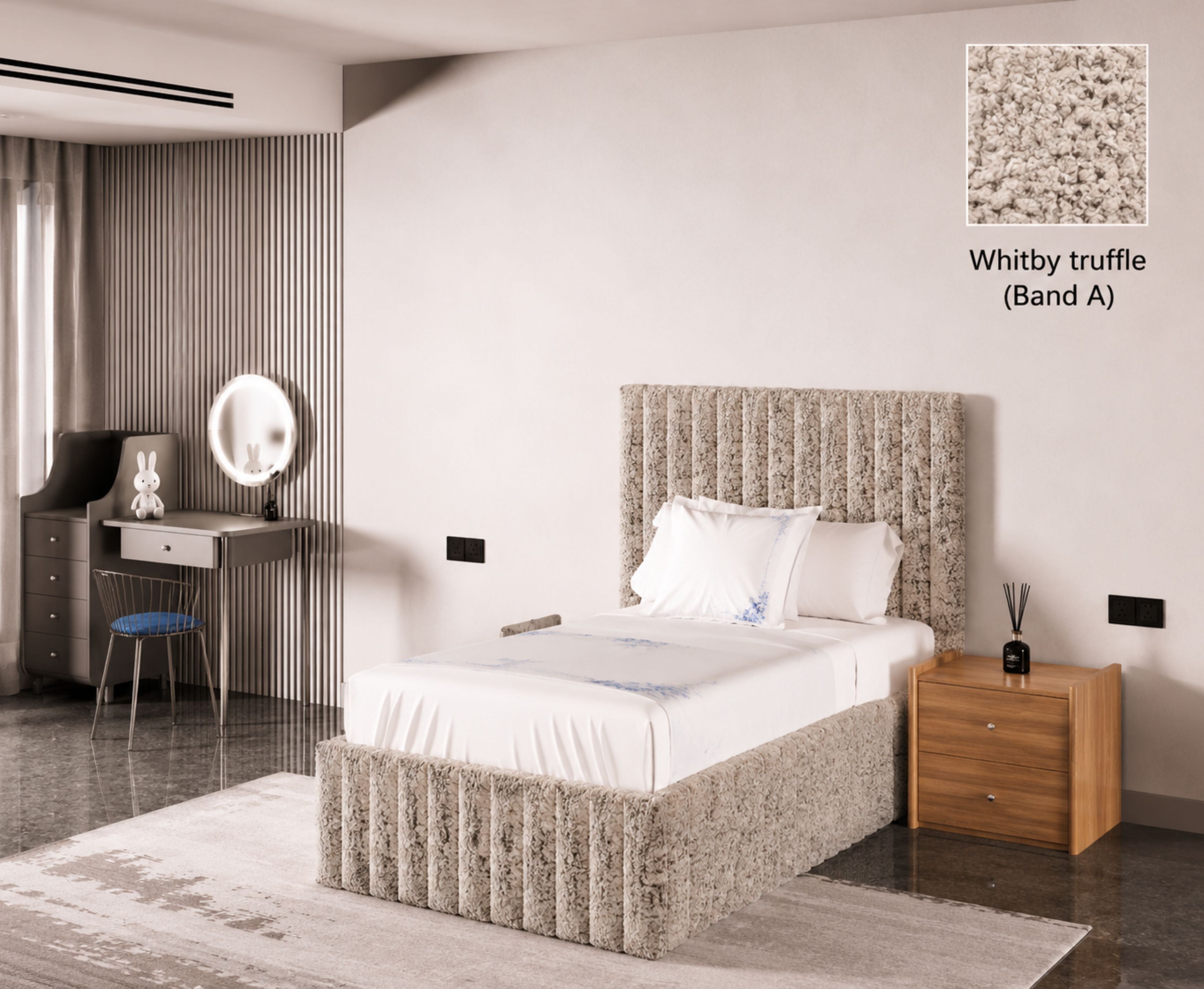Turin 3ft Single Ottoman Bed Frame