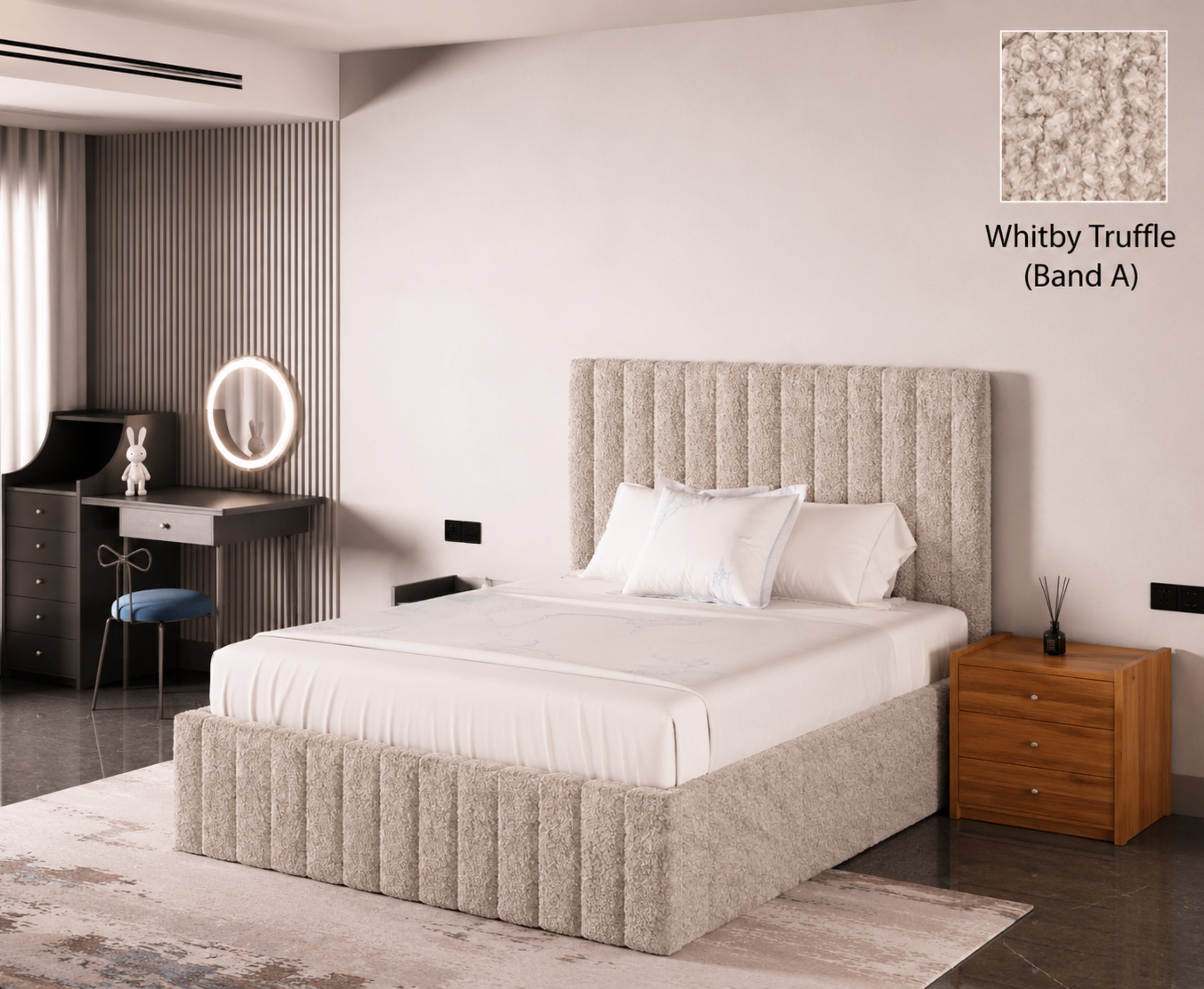 Turin 5ft Kingsize Ottoman Bed Frame