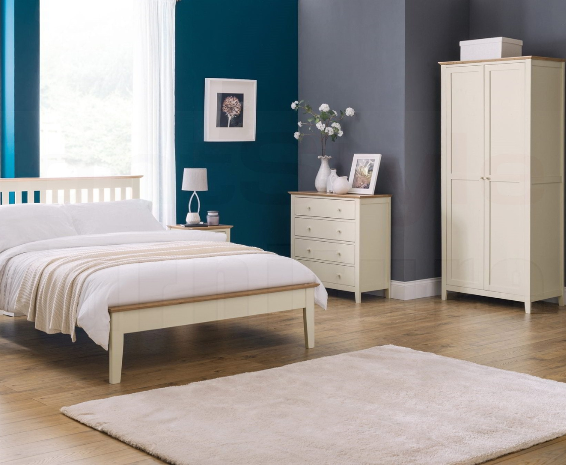 Bolton Shaker Ivory/Oak 4 Drawer Chest