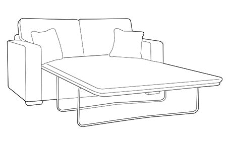 Chicago 3 Seater 140cm Sofabed