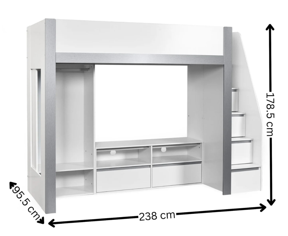 Joy Highsleeper - White