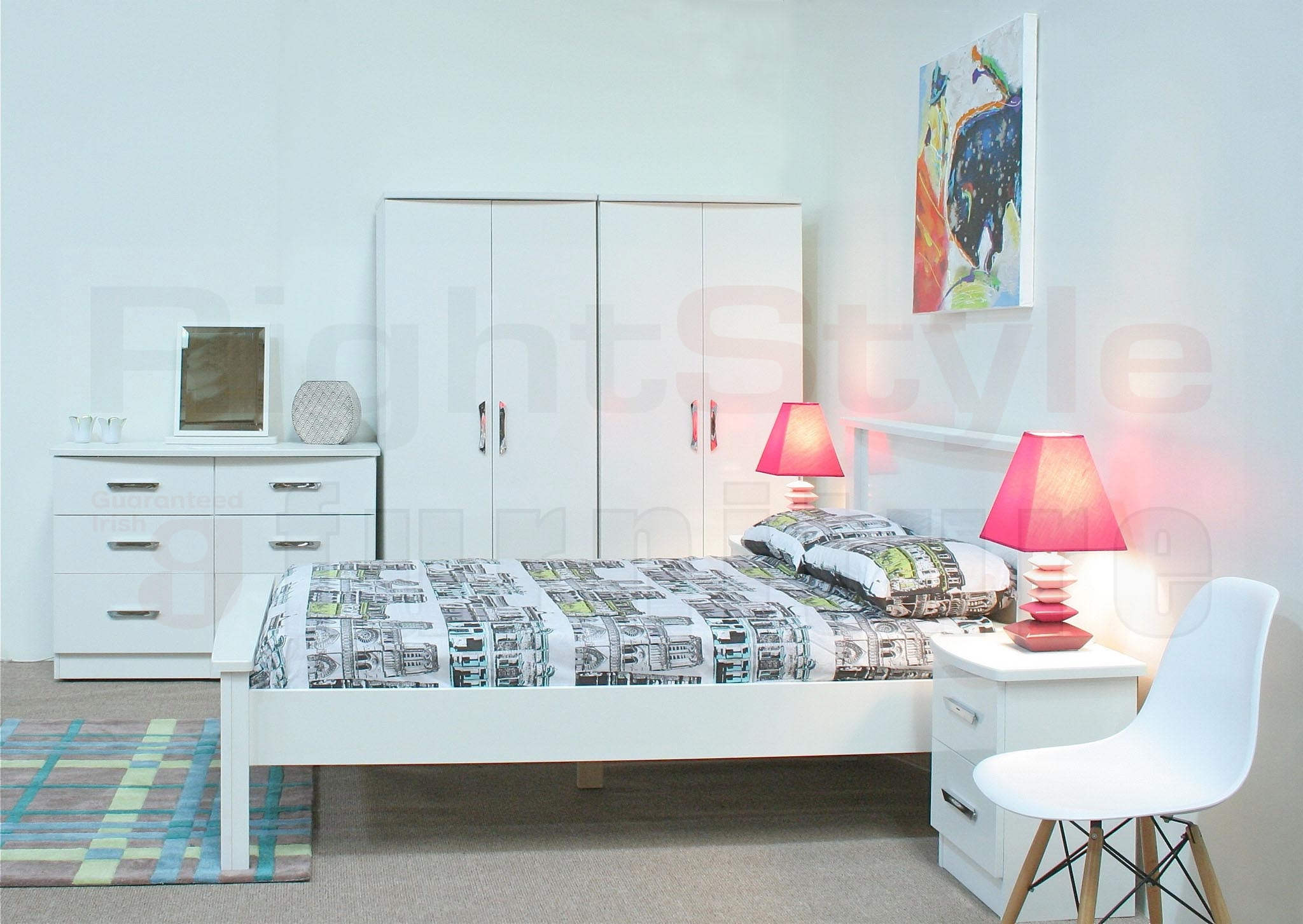 Latte 3 Drawer Narrow Chest (635mm wide)