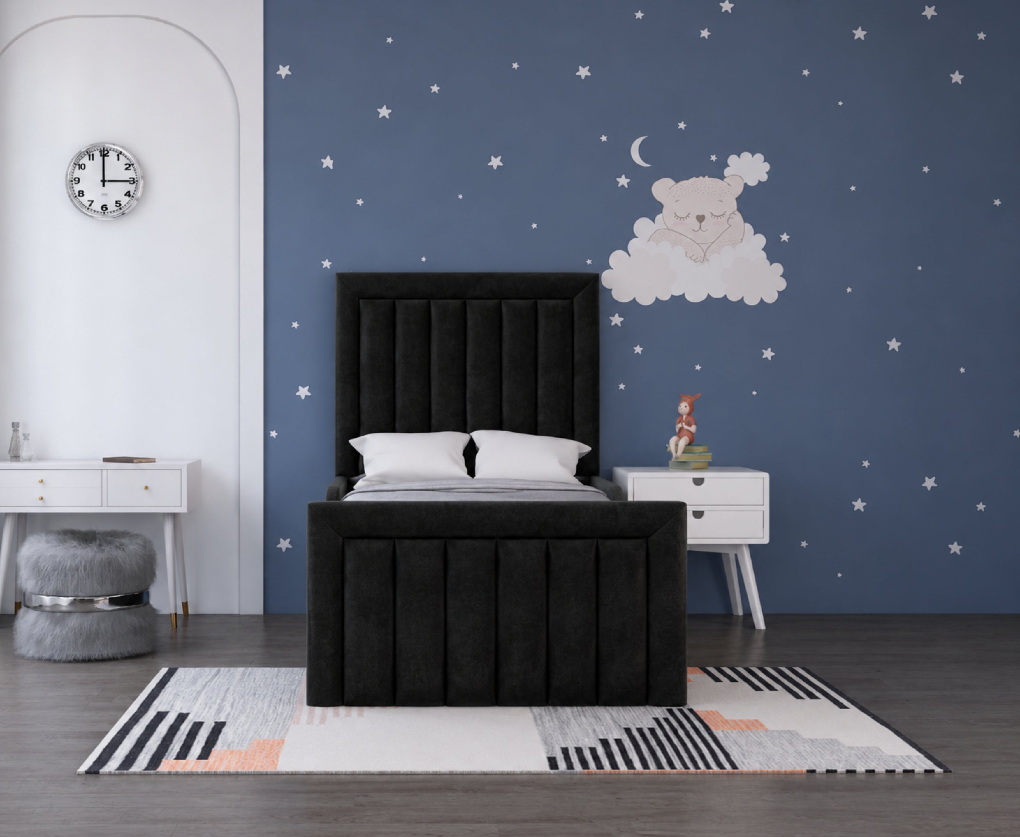 Luxe 3ft Single Bed Frame - 27 Colours
