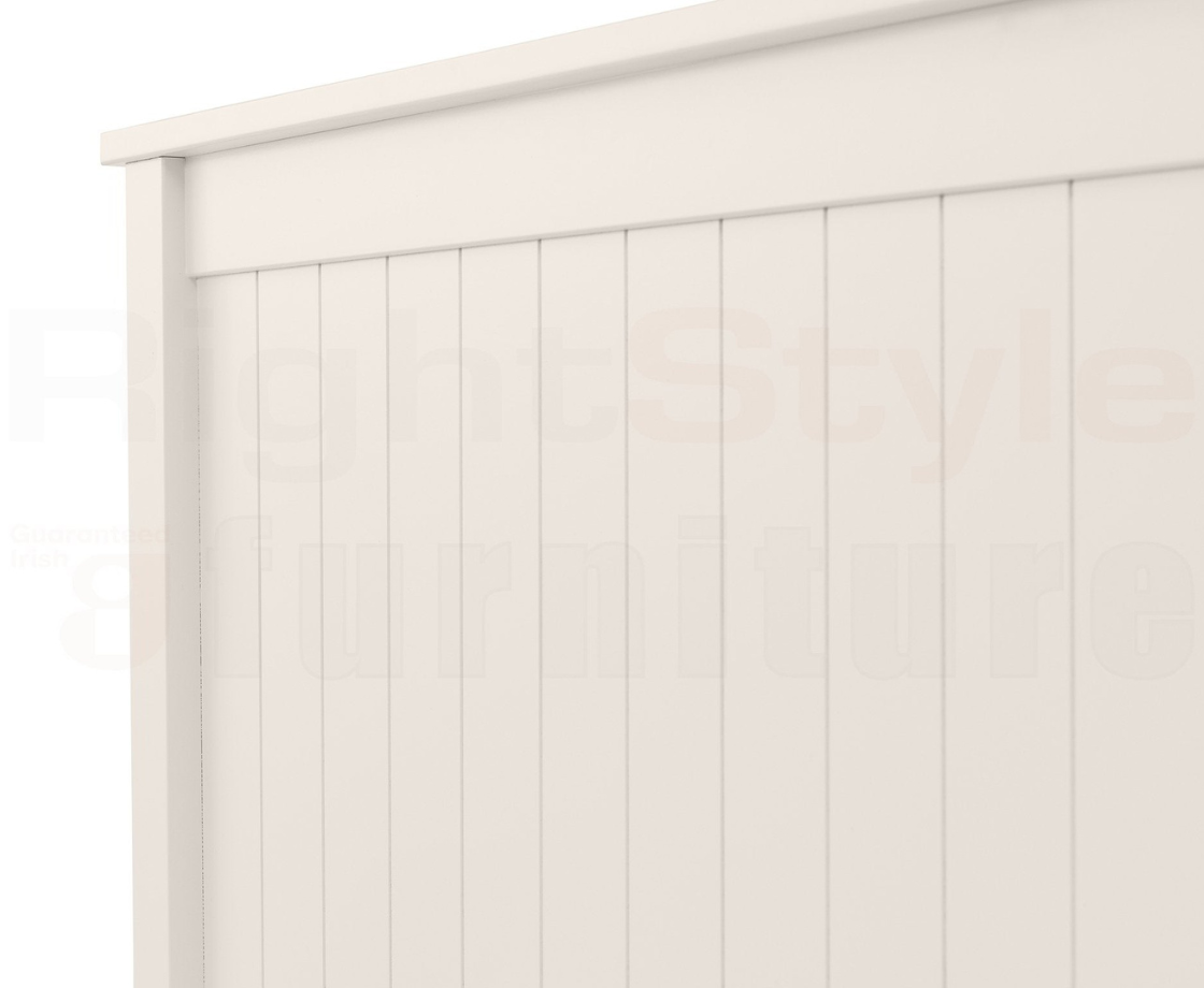 Maine White 5Ft Kingsize Frame