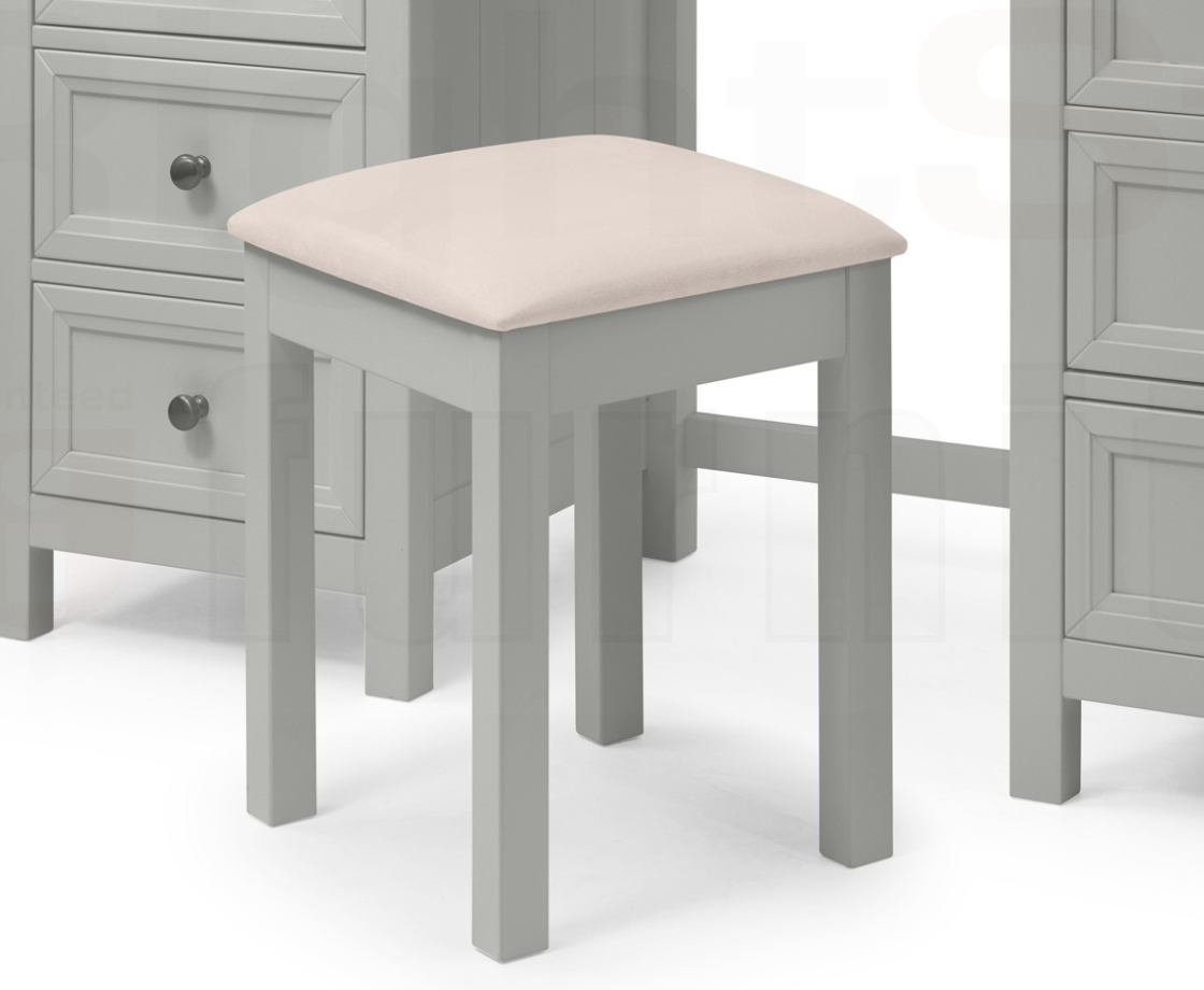 Maine Dressing Stool - Dove Grey