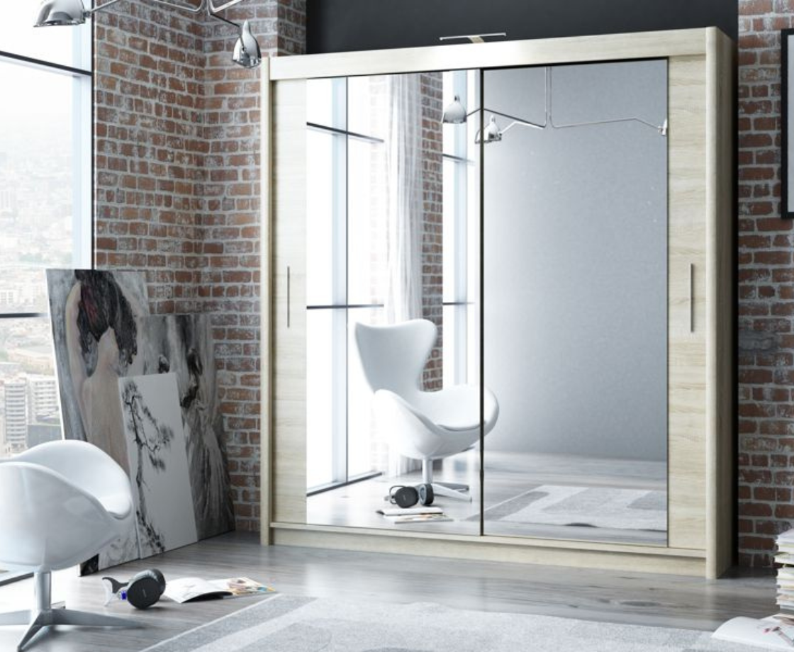 Malta 2.03 m Slide Wardrobe