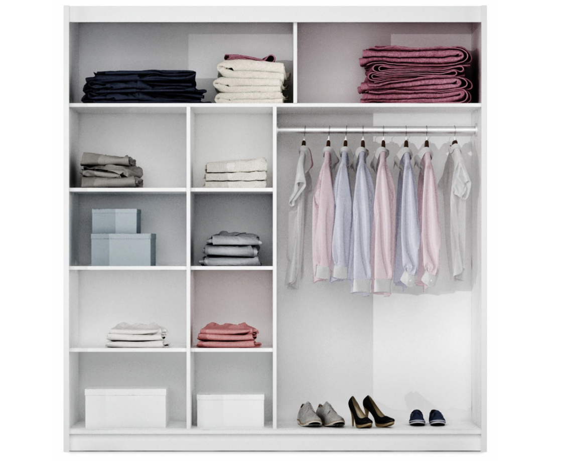 Malta 2.03 m Slide Wardrobe
