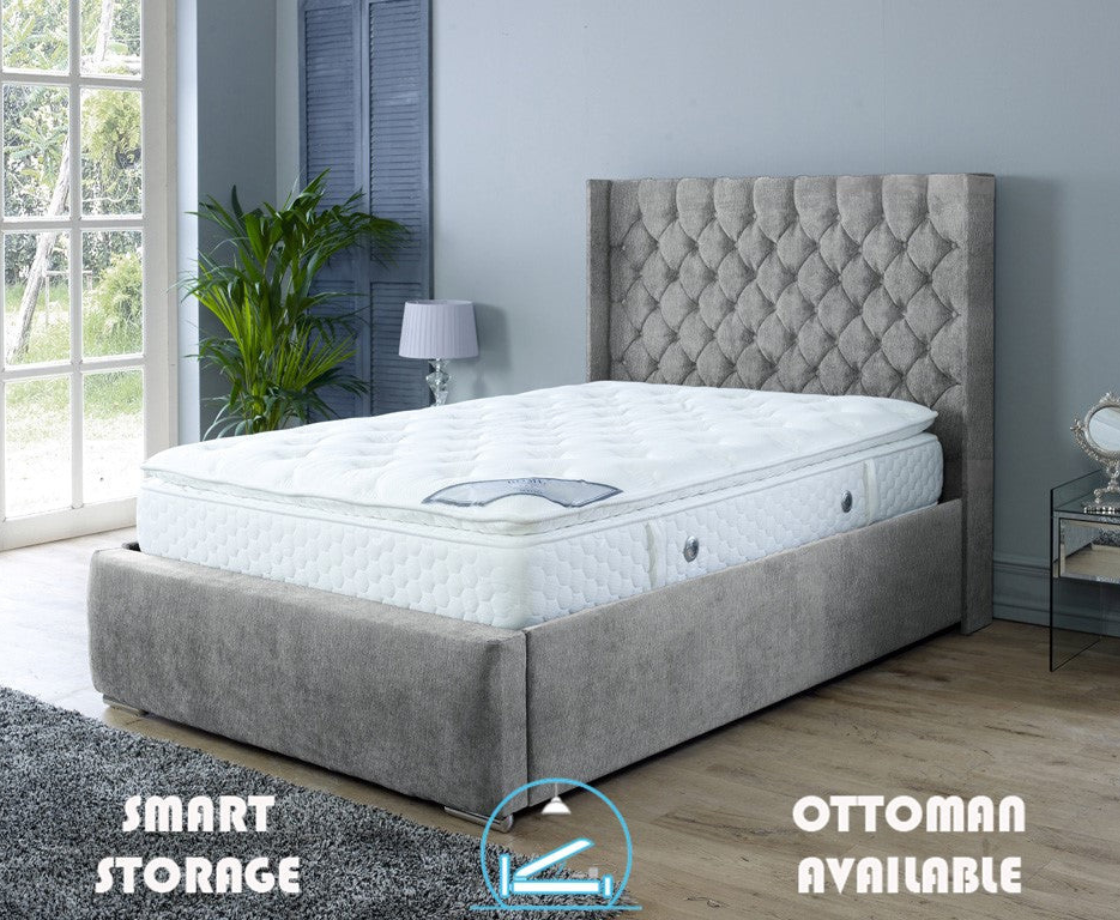 Rose 3ft Single Ottoman Bed Frame