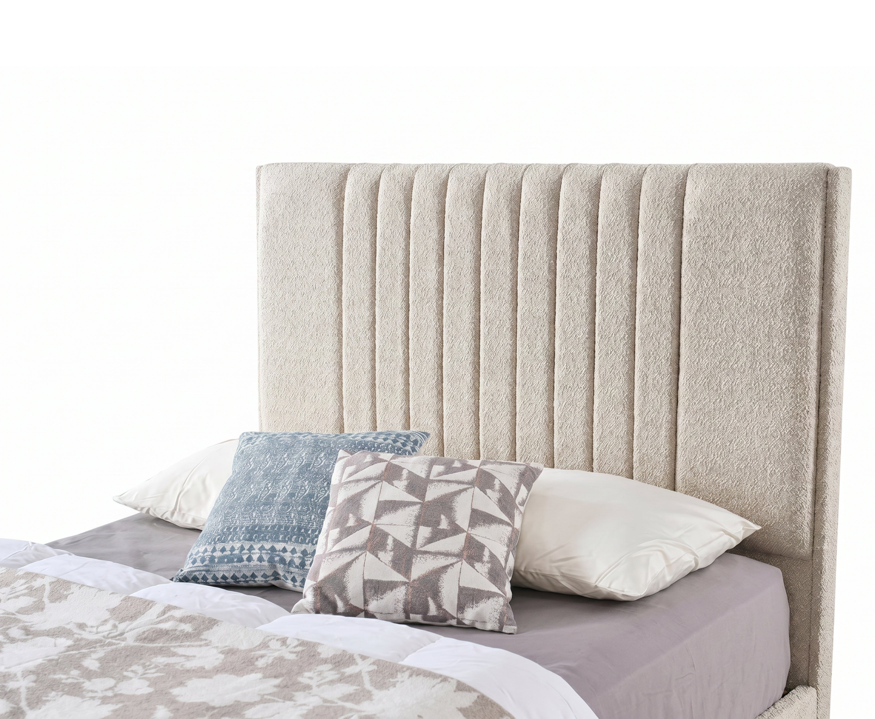 Roma 6ft Superking Ottoman Bed Frame - Beige