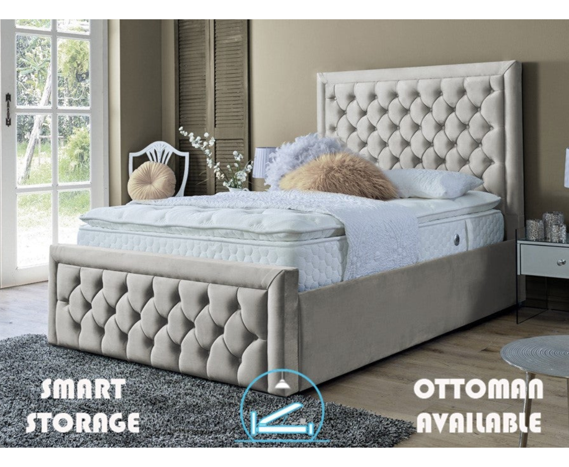 Lewis 5ft Kingsize Ottoman Bed Frame