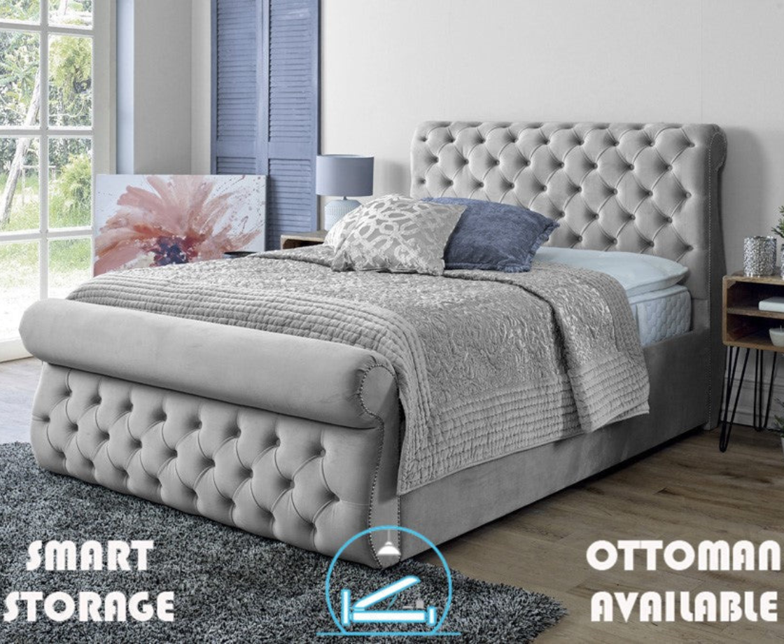 Alicante 5ft Kingsize Ottoman Bed Frame