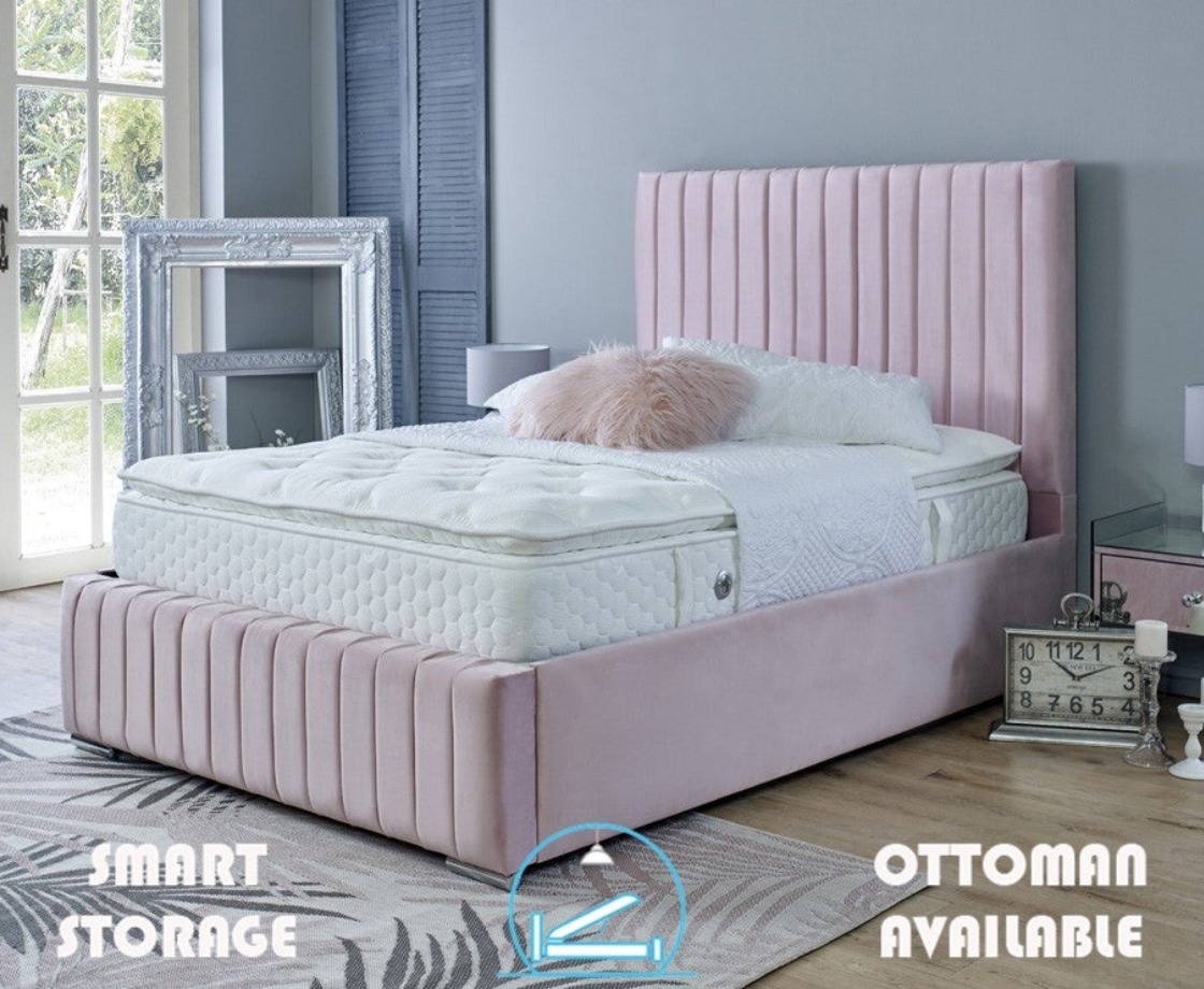 Turin 4ft 6 Ottoman Bed Frame