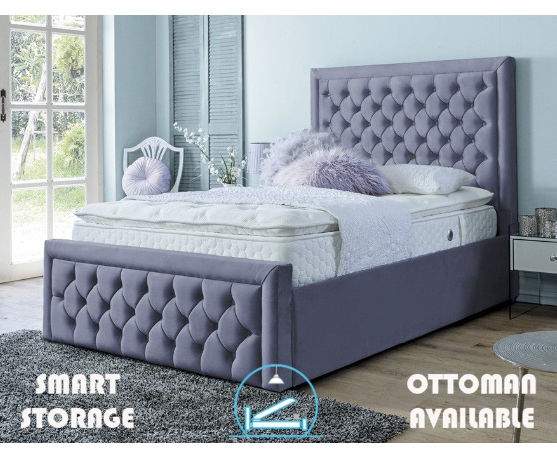 Lewis 6ft Superking Ottoman Bed Frame