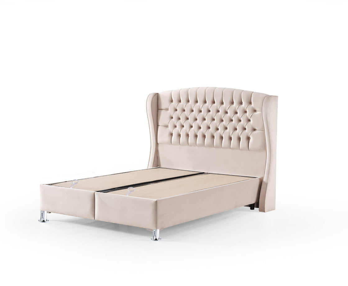 Venus 4ft6 Double Ottoman Bed Pack - Grey | Sand