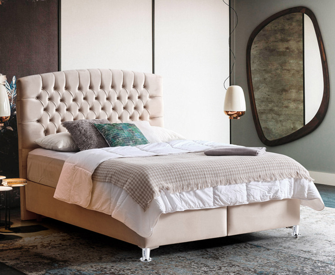 Venus 6ft Superking Ottoman Bed Pack - Grey | Sand