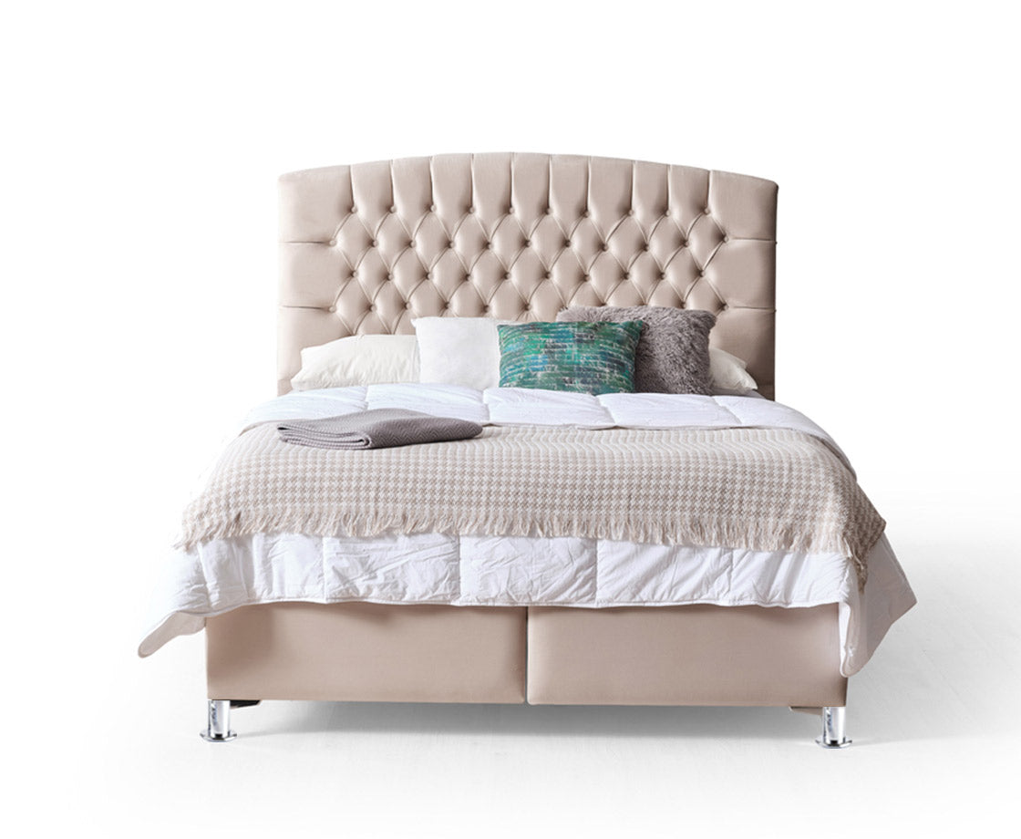 Venus 4ft6 Double Ottoman Bed Pack - Grey | Sand