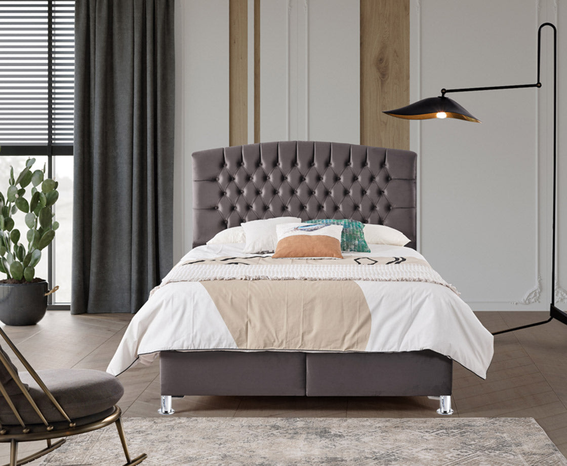Venus 6ft Superking Ottoman Bed Pack - Grey | Sand