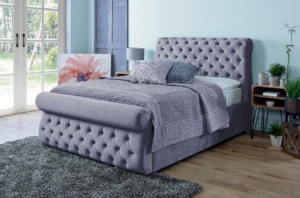 Alicante 4ft 6 Ottoman Bed Frame- Naples Grey