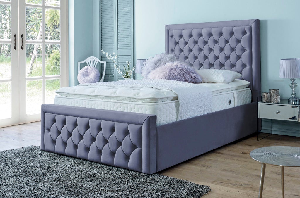 Lewis 4ft 6 Bed Frame- Naples Grey