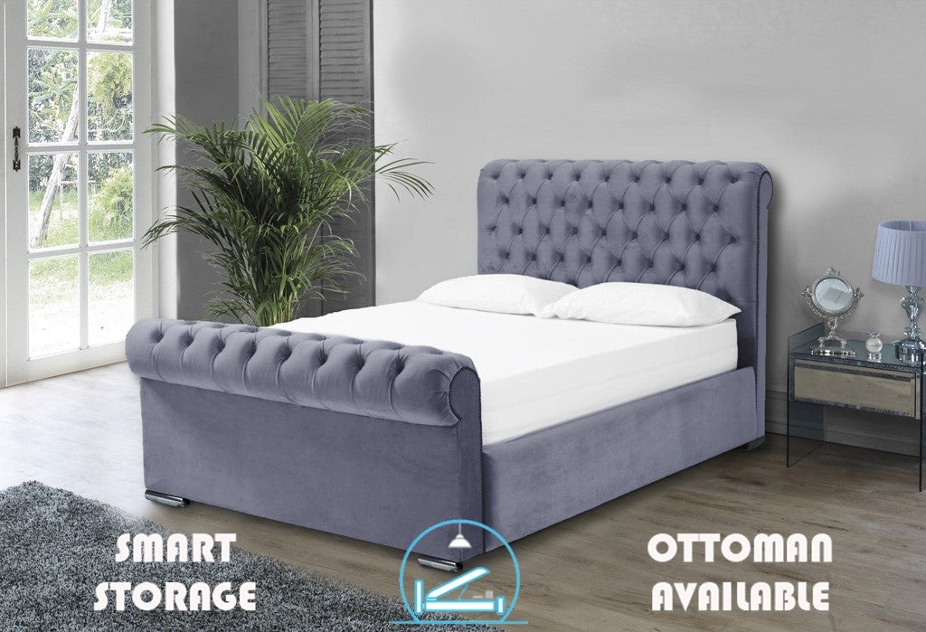 Benito 4ft 6 Bed Frame- Naples Sand