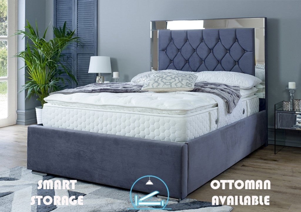 Dormer 5ft Kingsize Bed Frame- Naples Silver