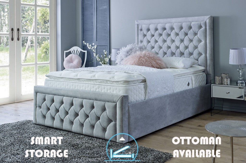 Lewis 4ft 6 Bed Frame- Naples Grey