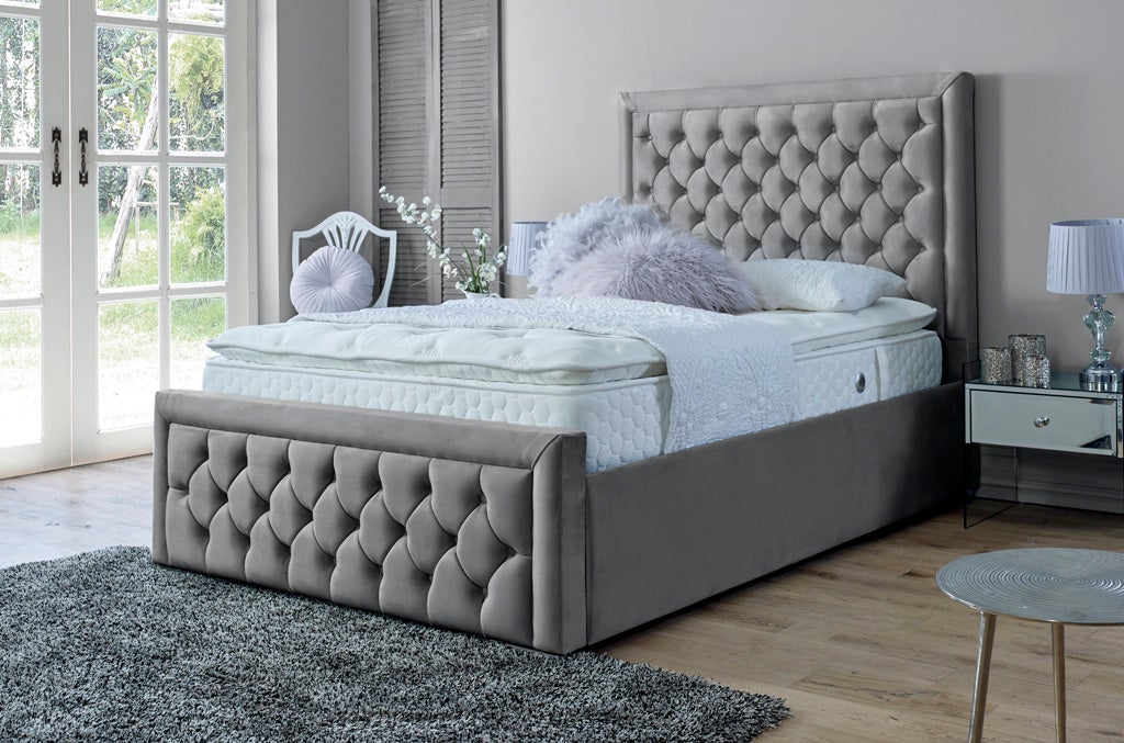 Lewis 6ft Superking Bed Frame- Naples Silver